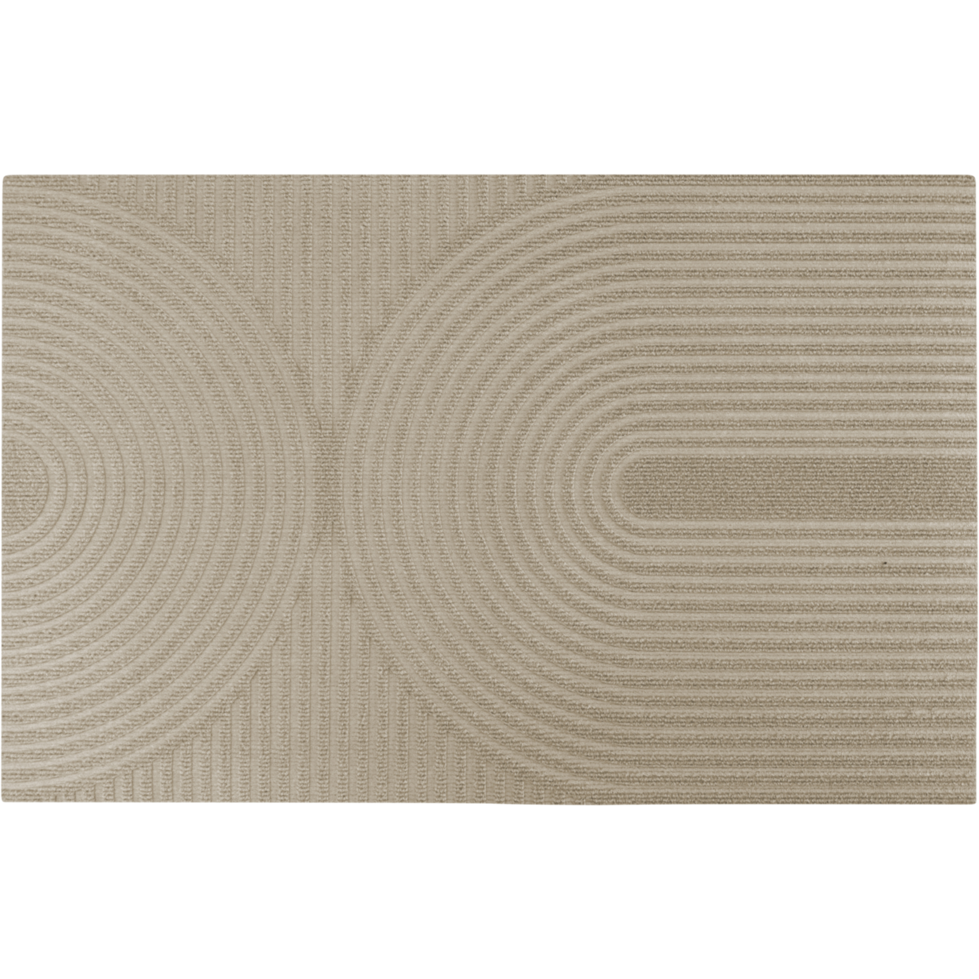 TWISTER Fußmatte | 60 x 90 cm | beige