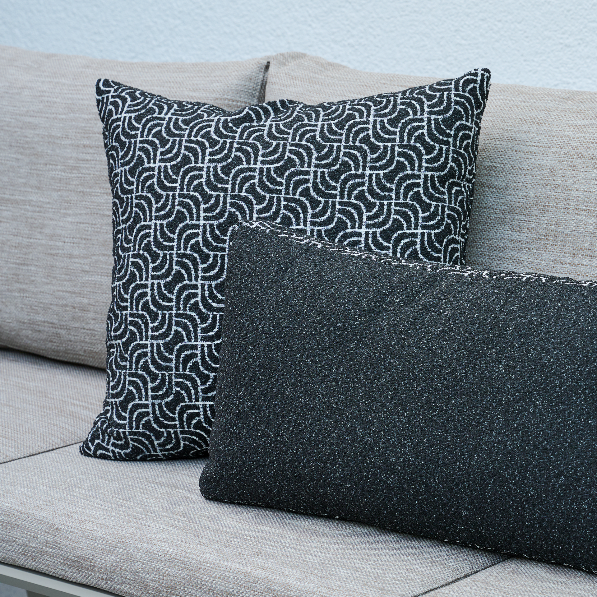 BLACK & WHITE Dekokissen | 50 x 50 cm