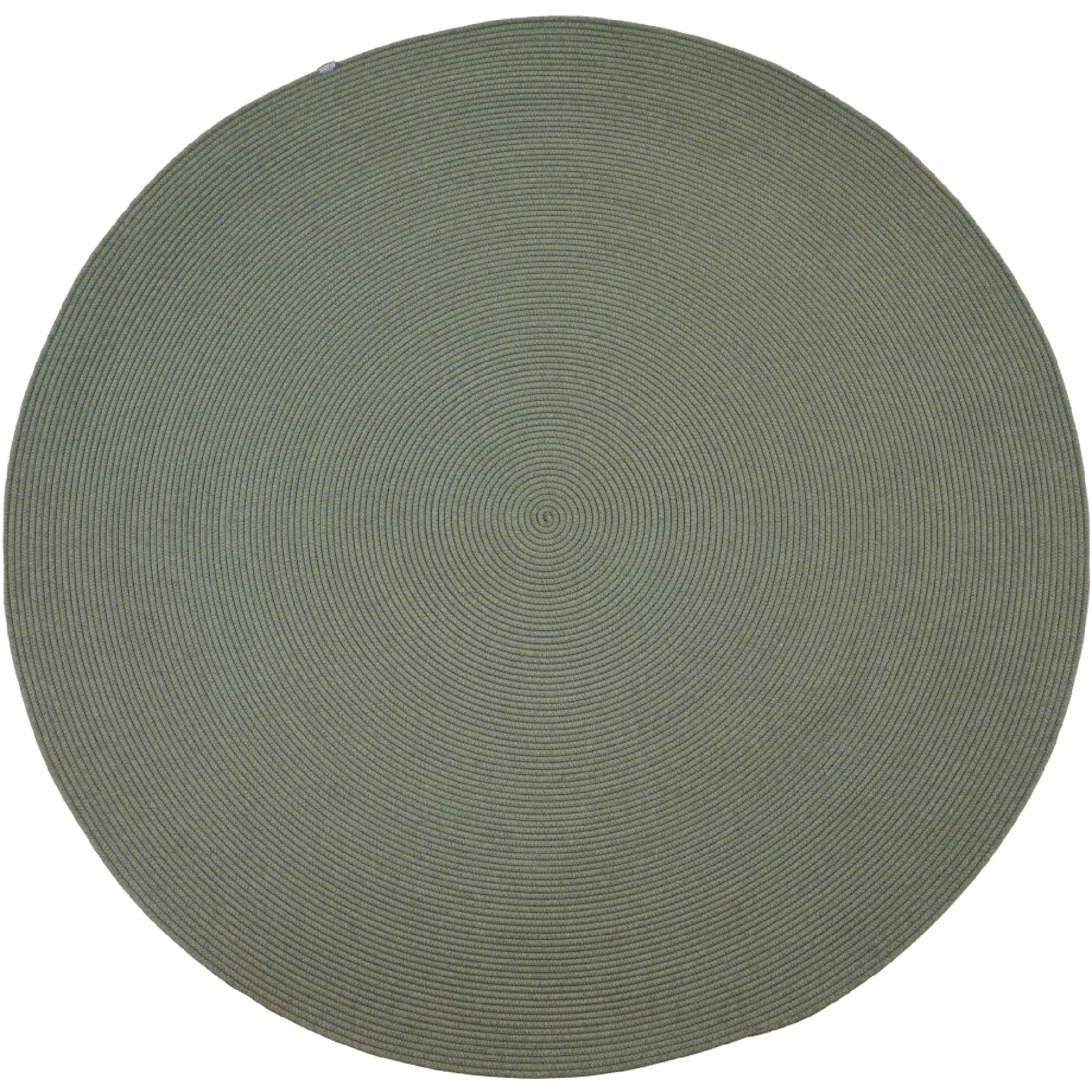 LINARO Outdoorteppich | Ø 160 cm | olive