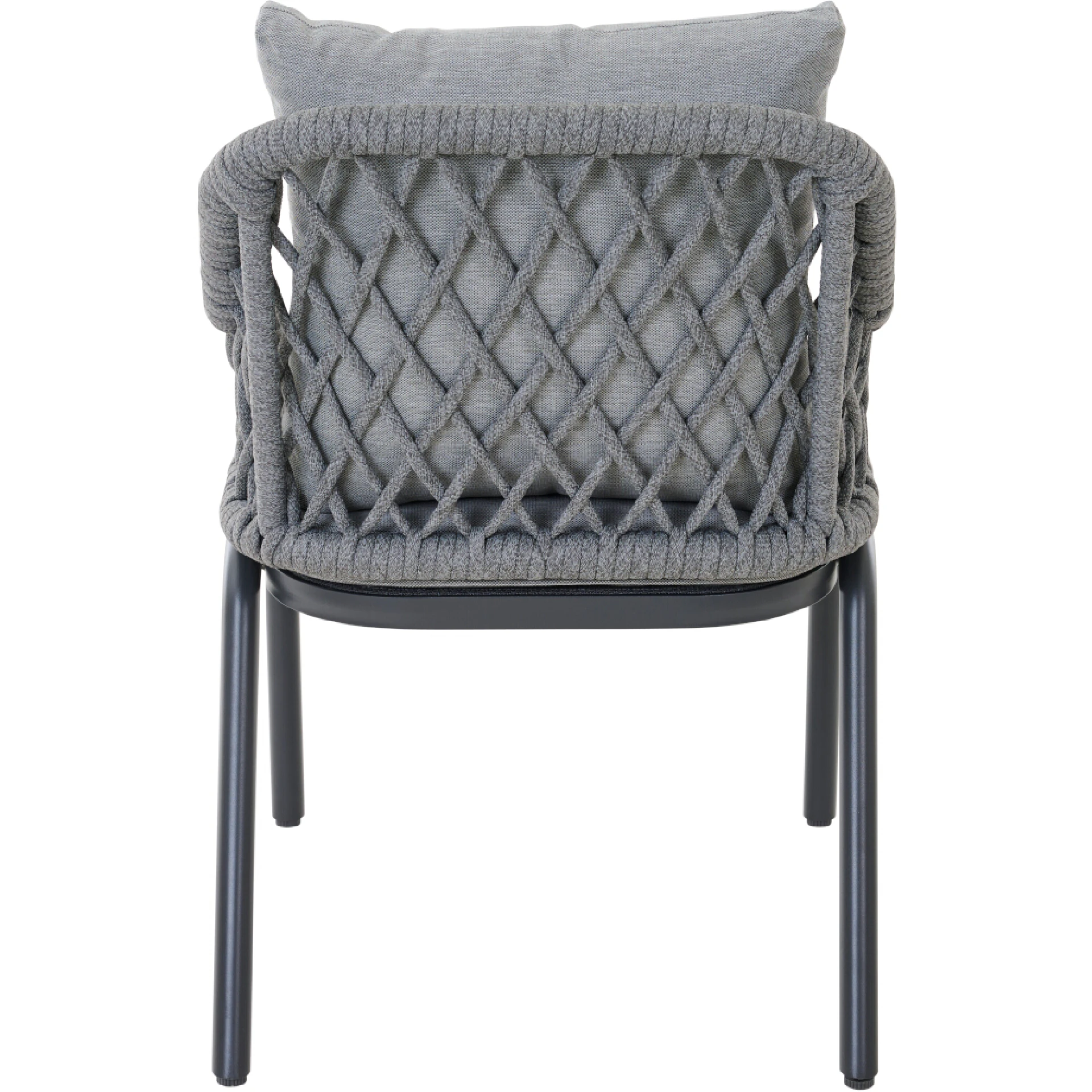 CHESTER Gartensessel | hellgrau mix / anthrazit