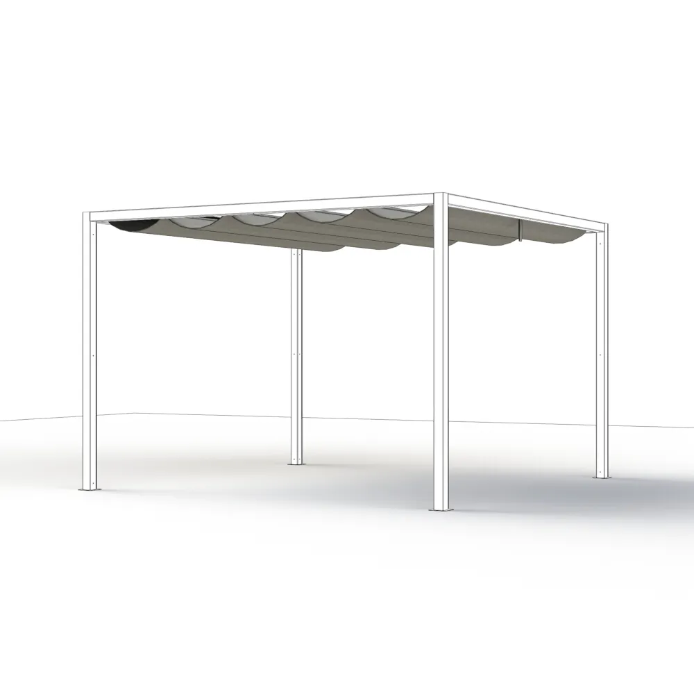 Schattenmanufaktur® Dachbezug-Set | Libera | silber Schattenmanufaktur® Dachbezug-Set | Libera | silber