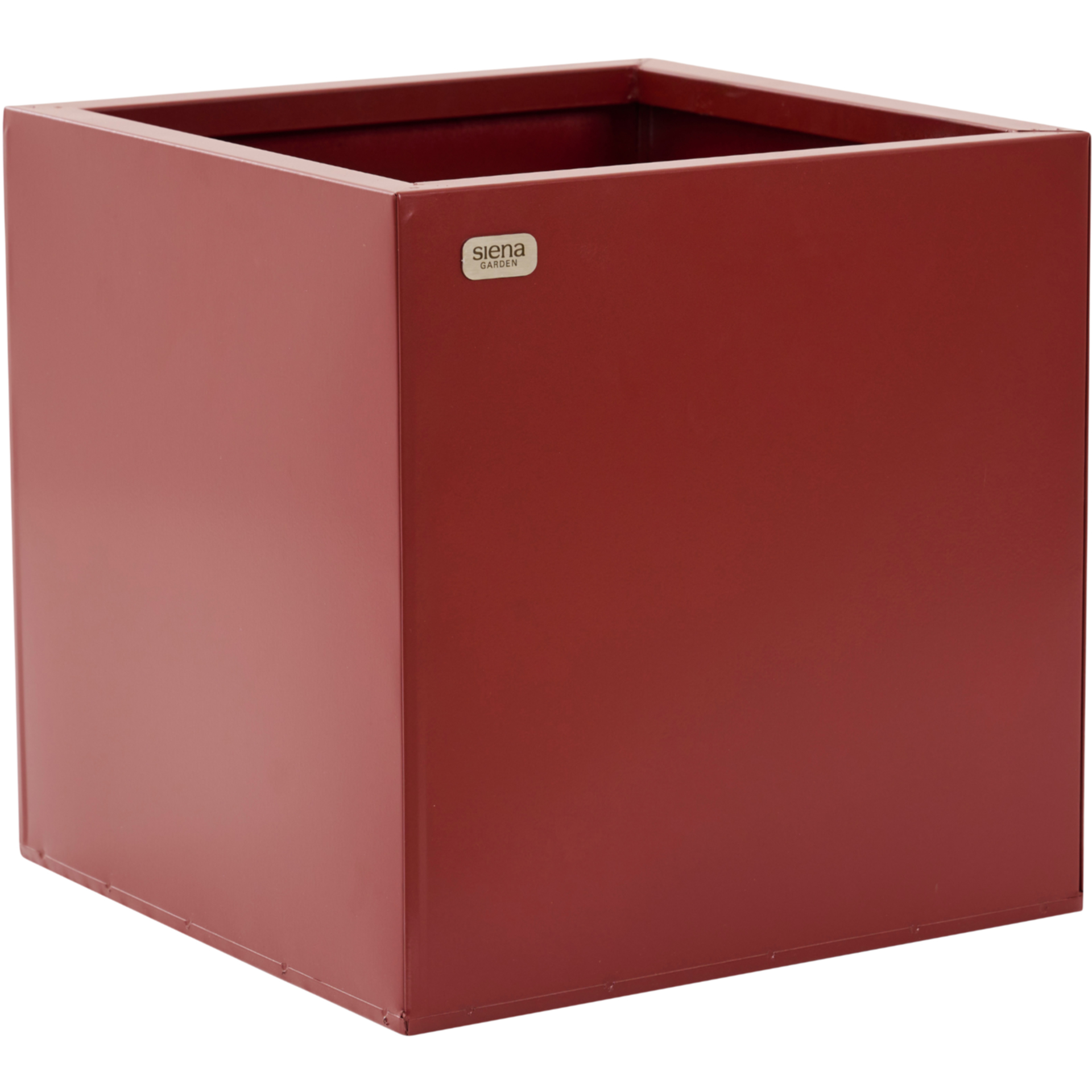 Pflanzkasten SANTI | Stahlblech oxidrot, 25 x 25 x...