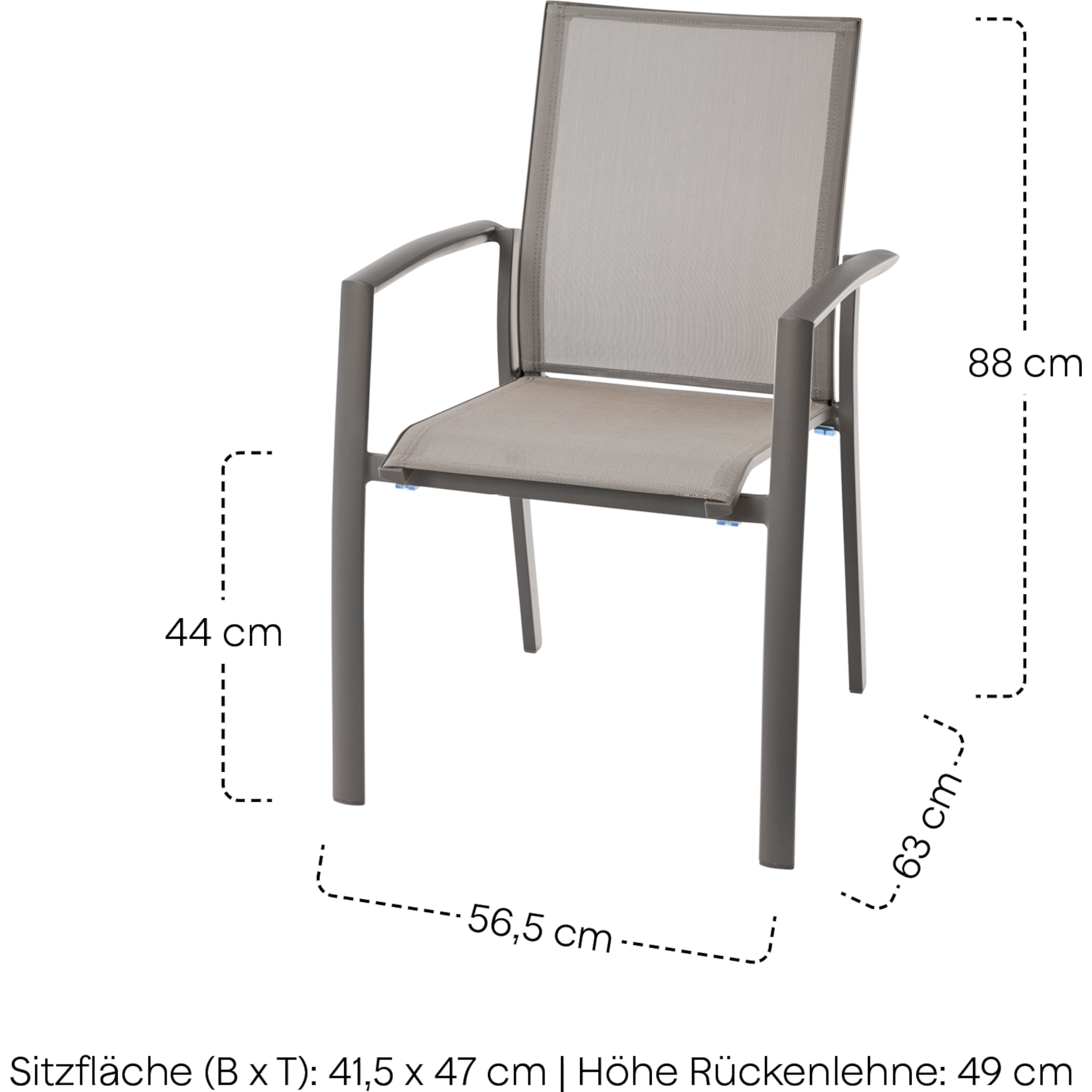 Stapelsessel | Velia RANOTEX® mocca | SIENA GARDE...
