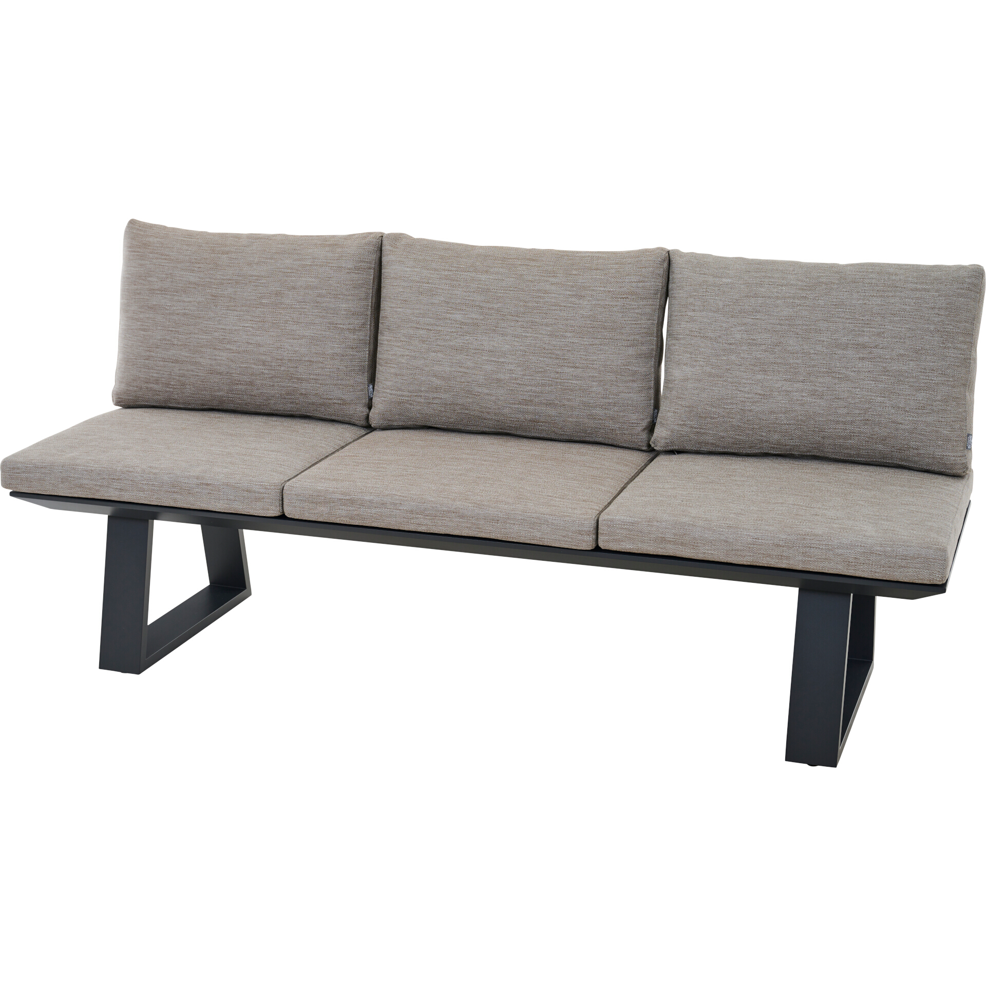 REPTON 3er Dining Bank | mix taupe / anthrazit