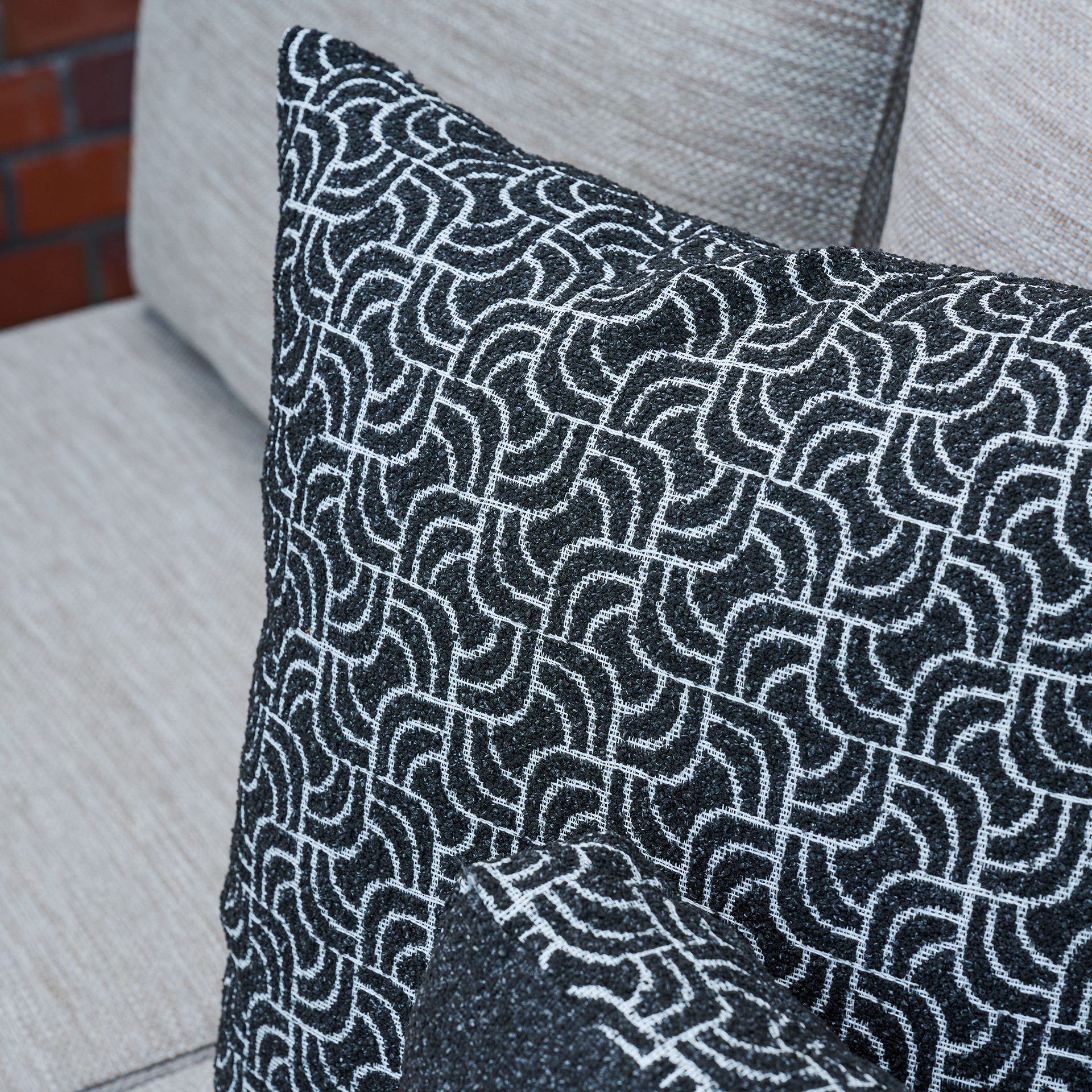 BLACK & WHITE Dekokissen | 50 x 50 cm