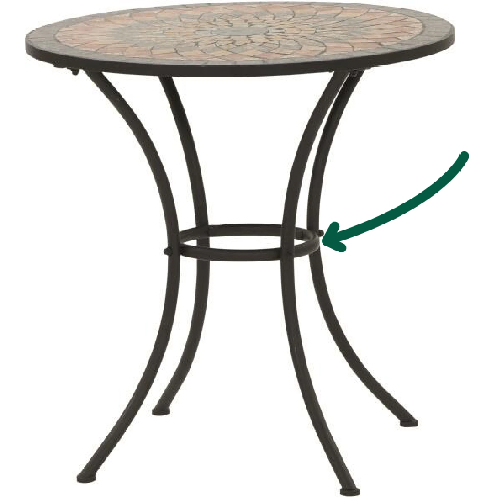 Verbindingsring voor decoratietafel