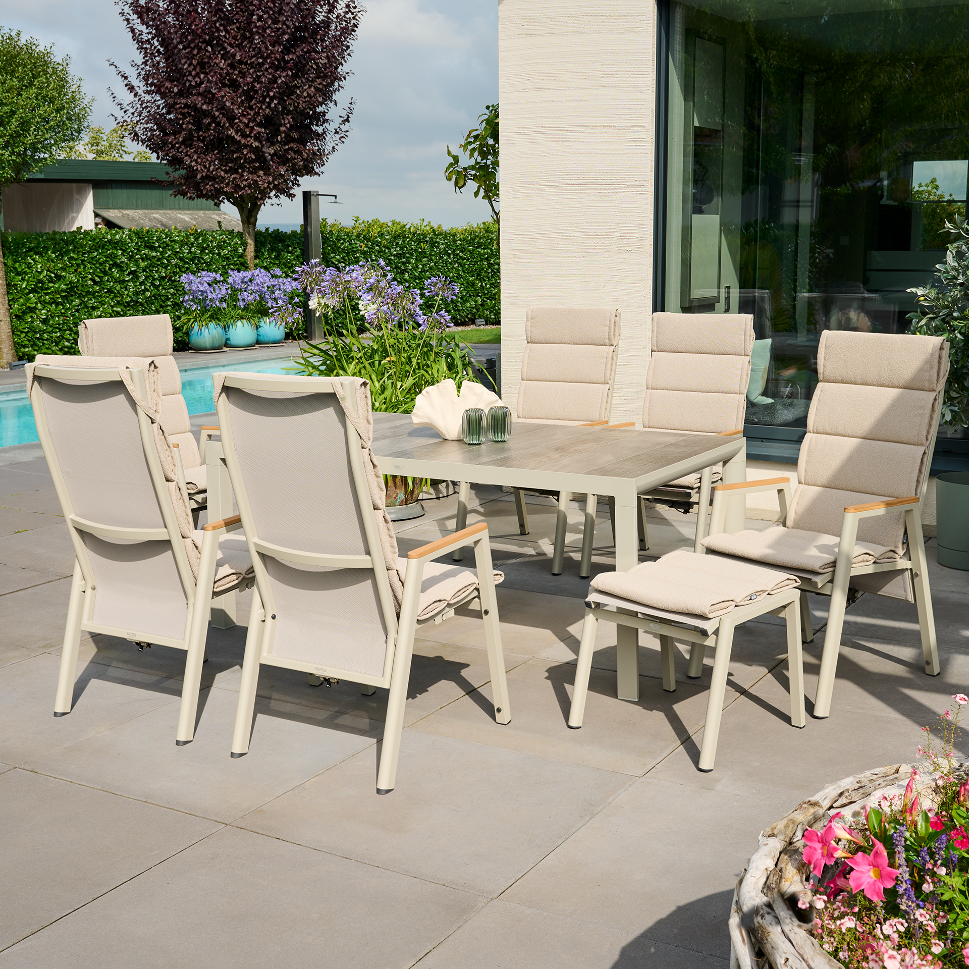 MALU Sitzkissen | toffee | 46 x 46 cm