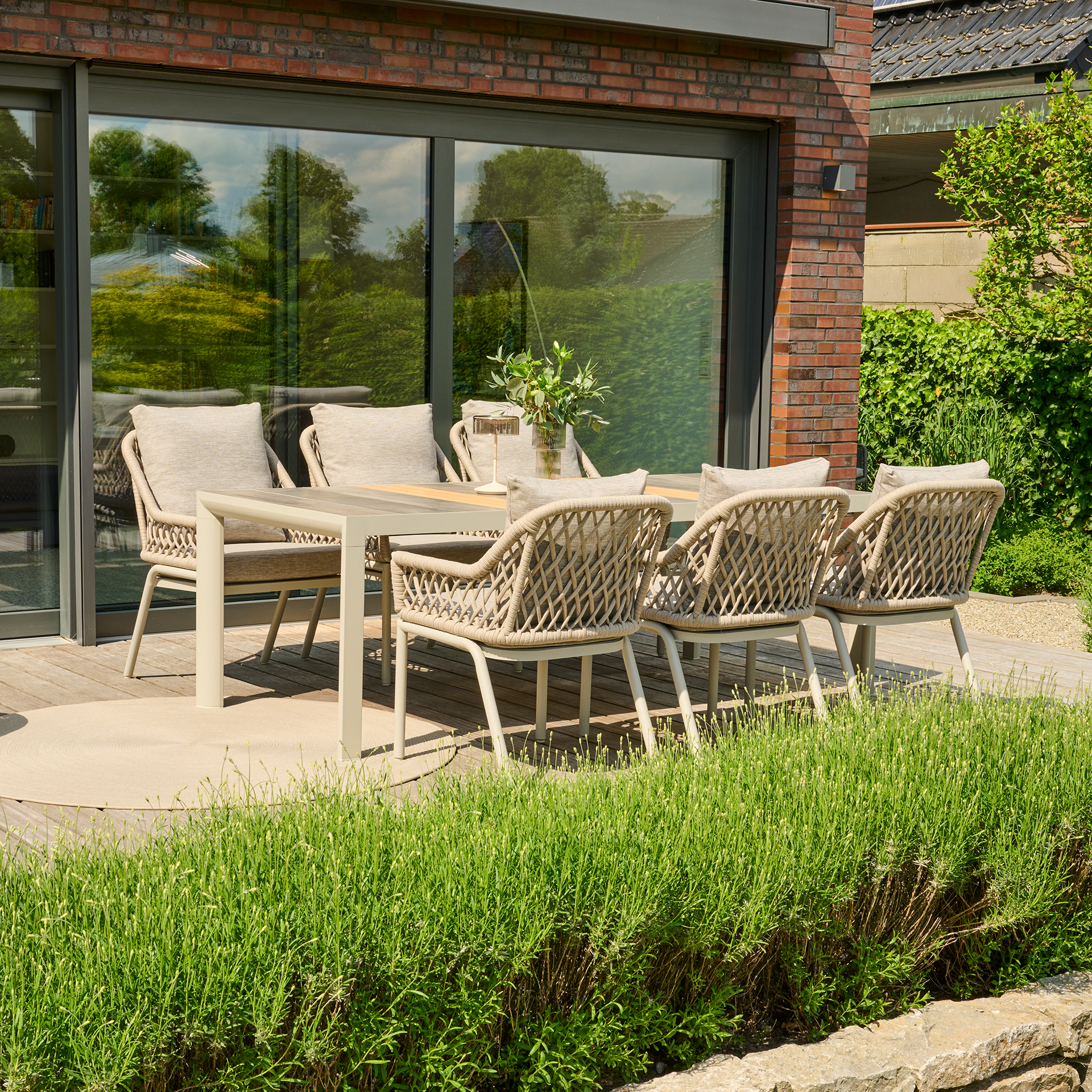 Gartentisch LINDOS Teak FSC | Esstisch Outdoor | S...