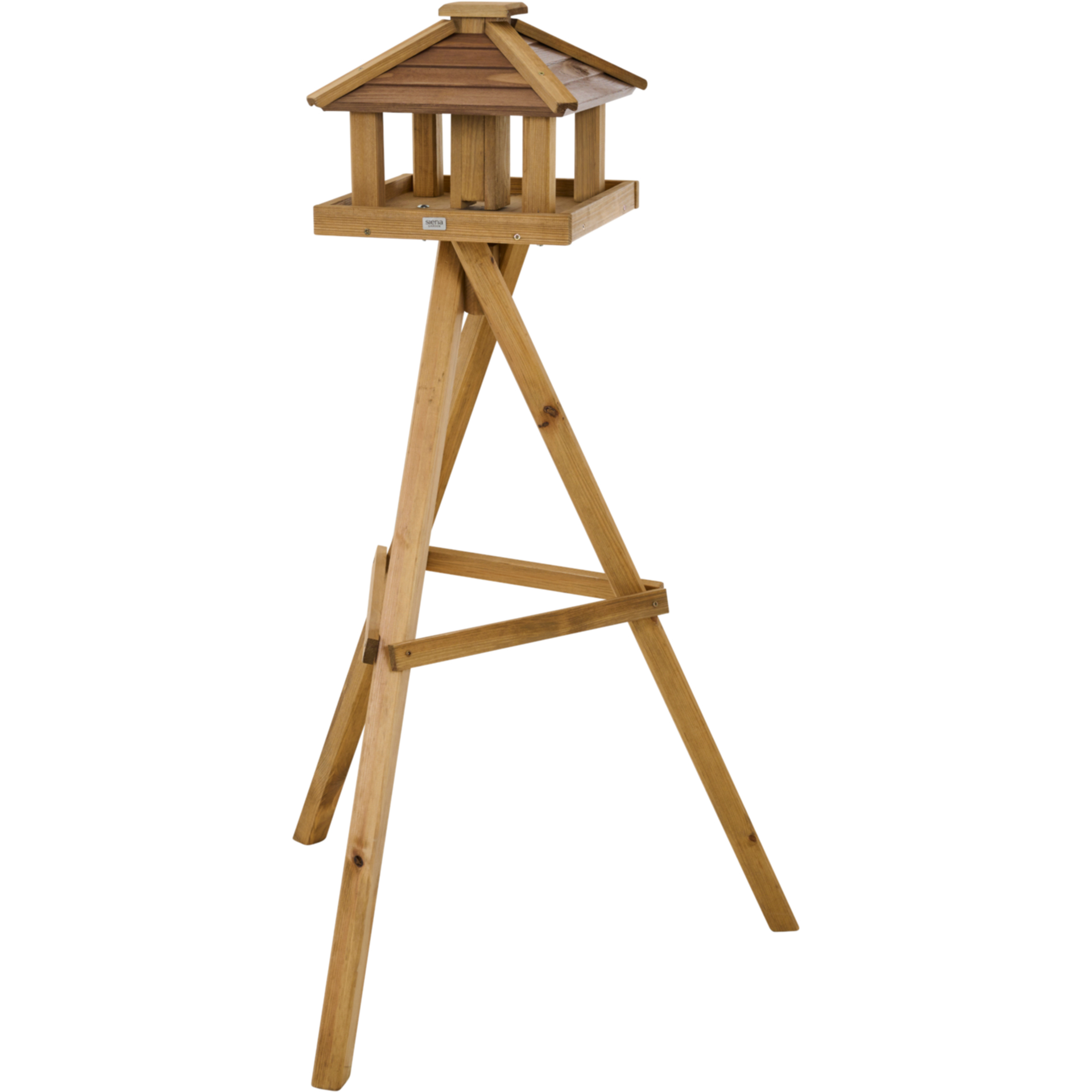 FARINA Vogelhaus | 34 x 26 x 126 cm | braun