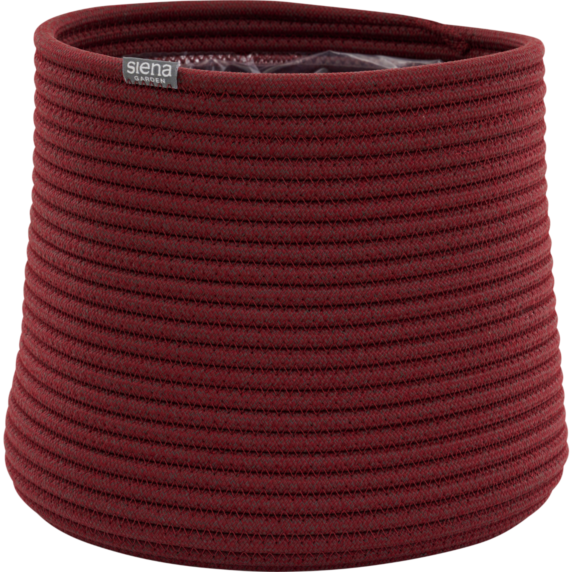 LINEA Pflanzkorb |Ø 24 x 20,5cm | oxidrot