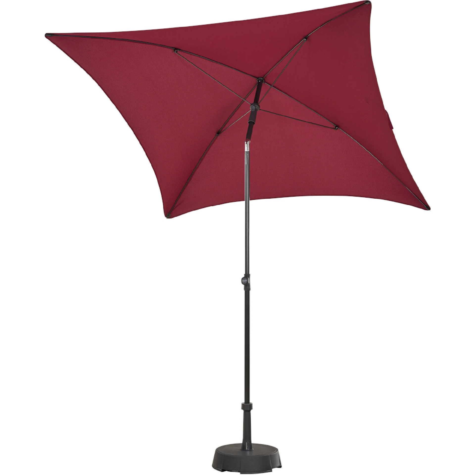 CITY Push Mittelstockschirm | 180 x 180 cm | plum ...