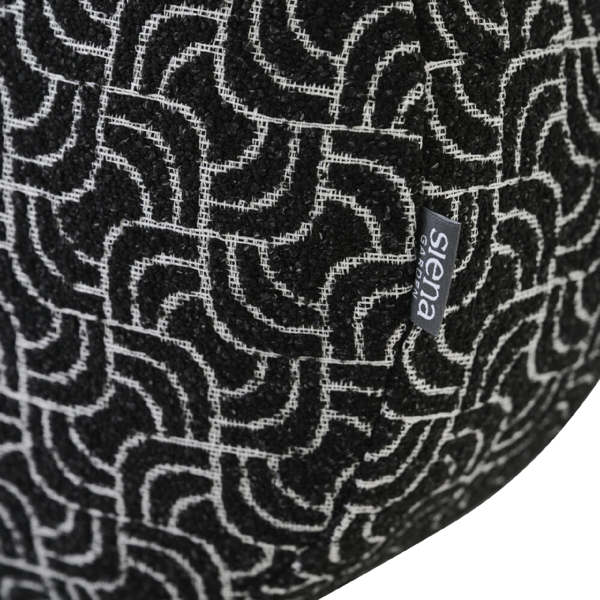 BLACK & WHITE Dekokissen | Ø 35 cm