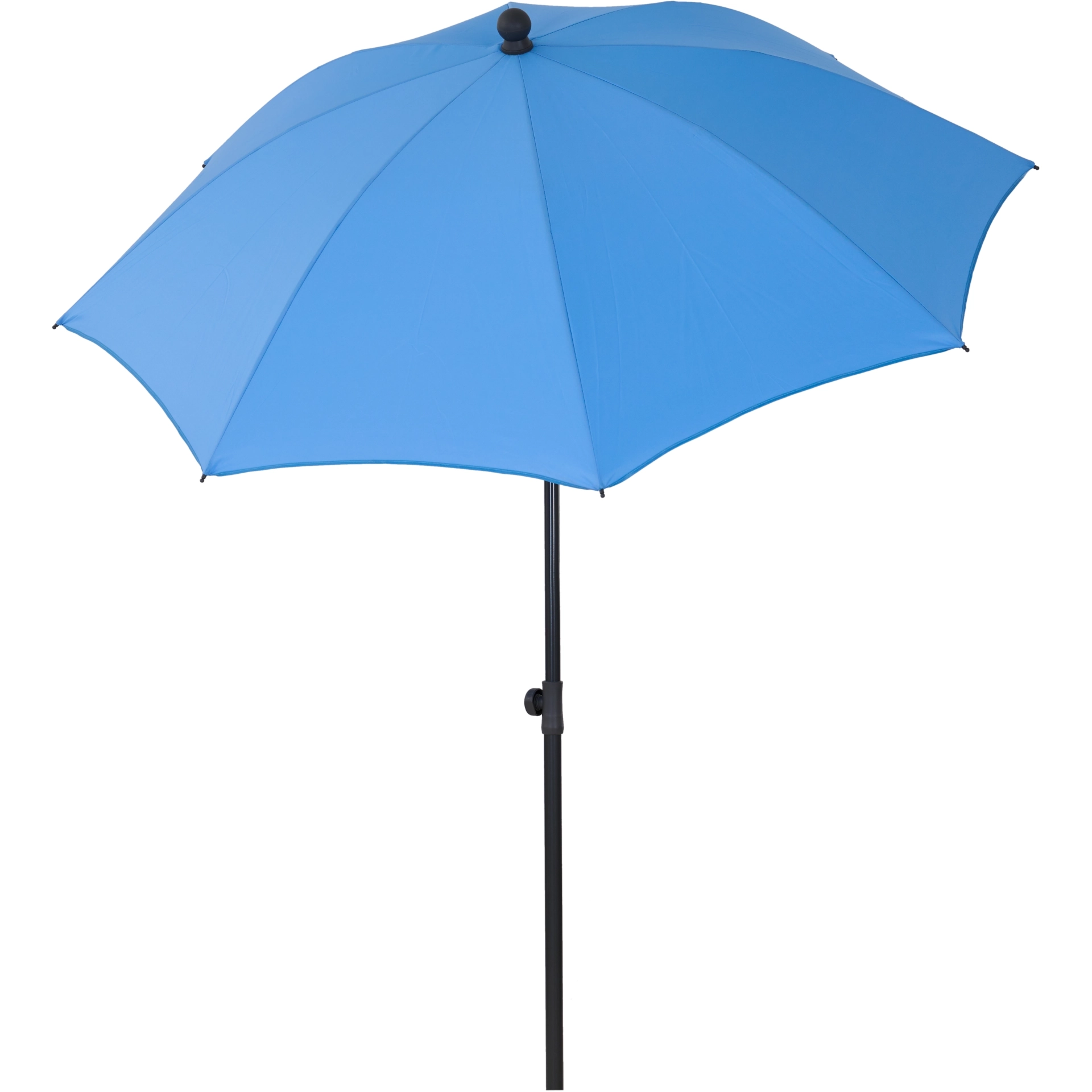 CITY Push tussenstokparaplu | Ø 180 cm | blauw / a...