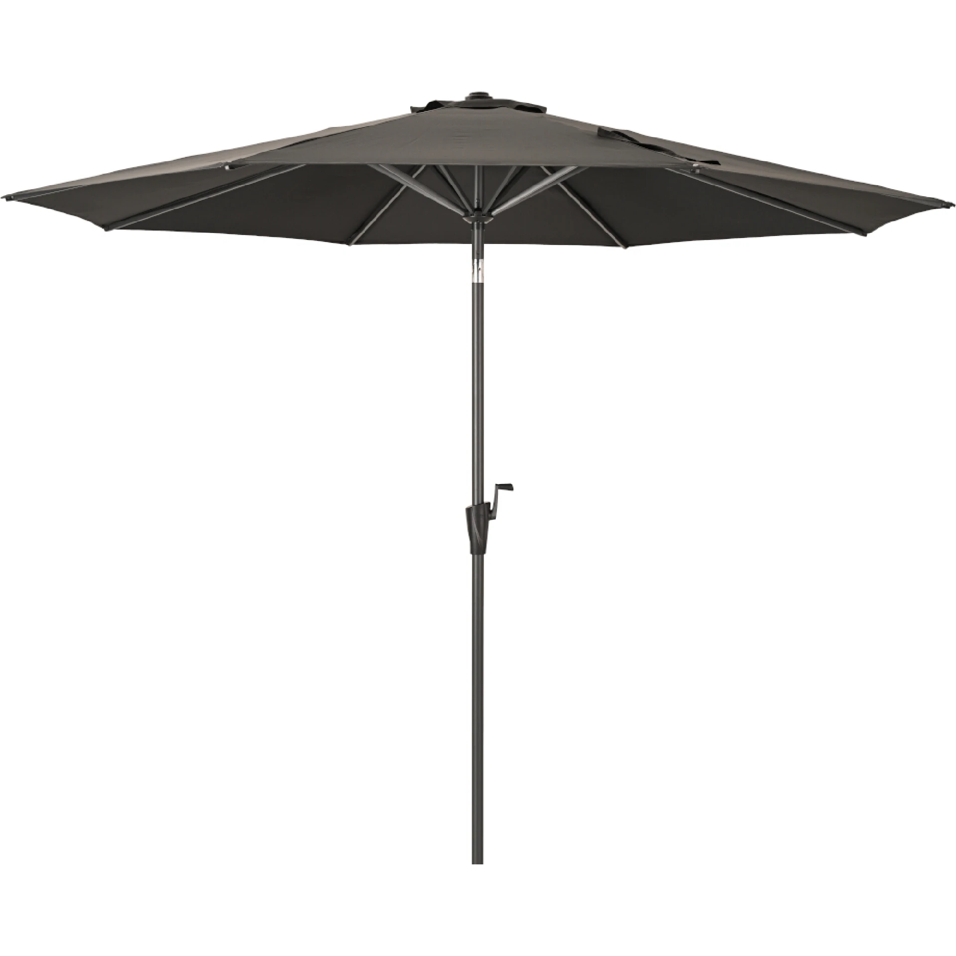 FAGUS Mittelstockschirm Kurbel | Ø 300 cm | anthrazit / anthrazit