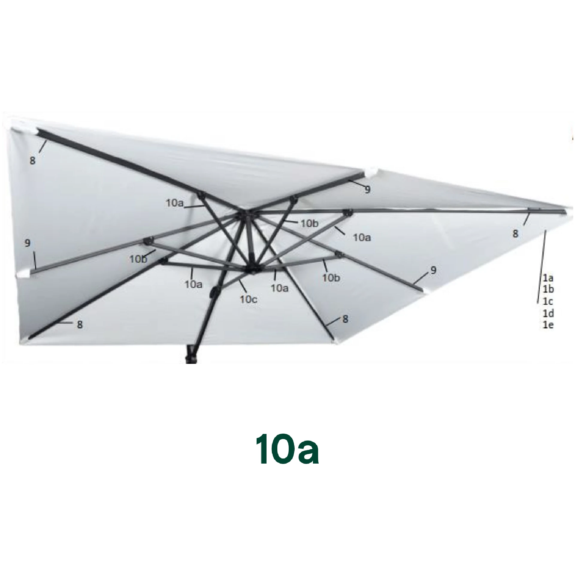 Speiche zu SUNSET N+ Ampelschirm