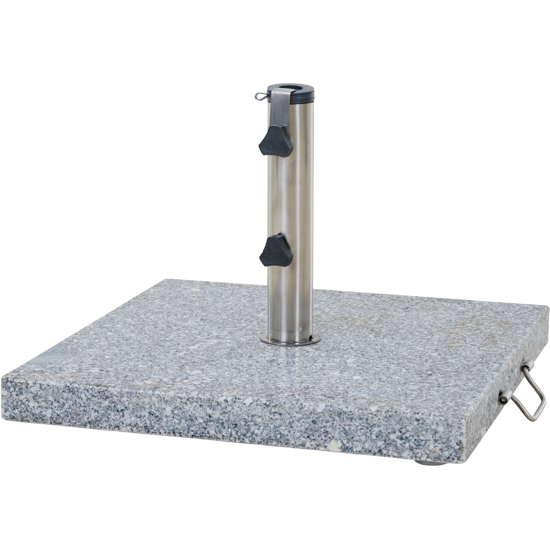Sonnenschirmständer mit Rolle und Griff| Granit| 45 kg | hellgrau | eckig Sonnenschirmständer mit Rolle und Griff| Granit| 45 kg | hellgrau | eckig