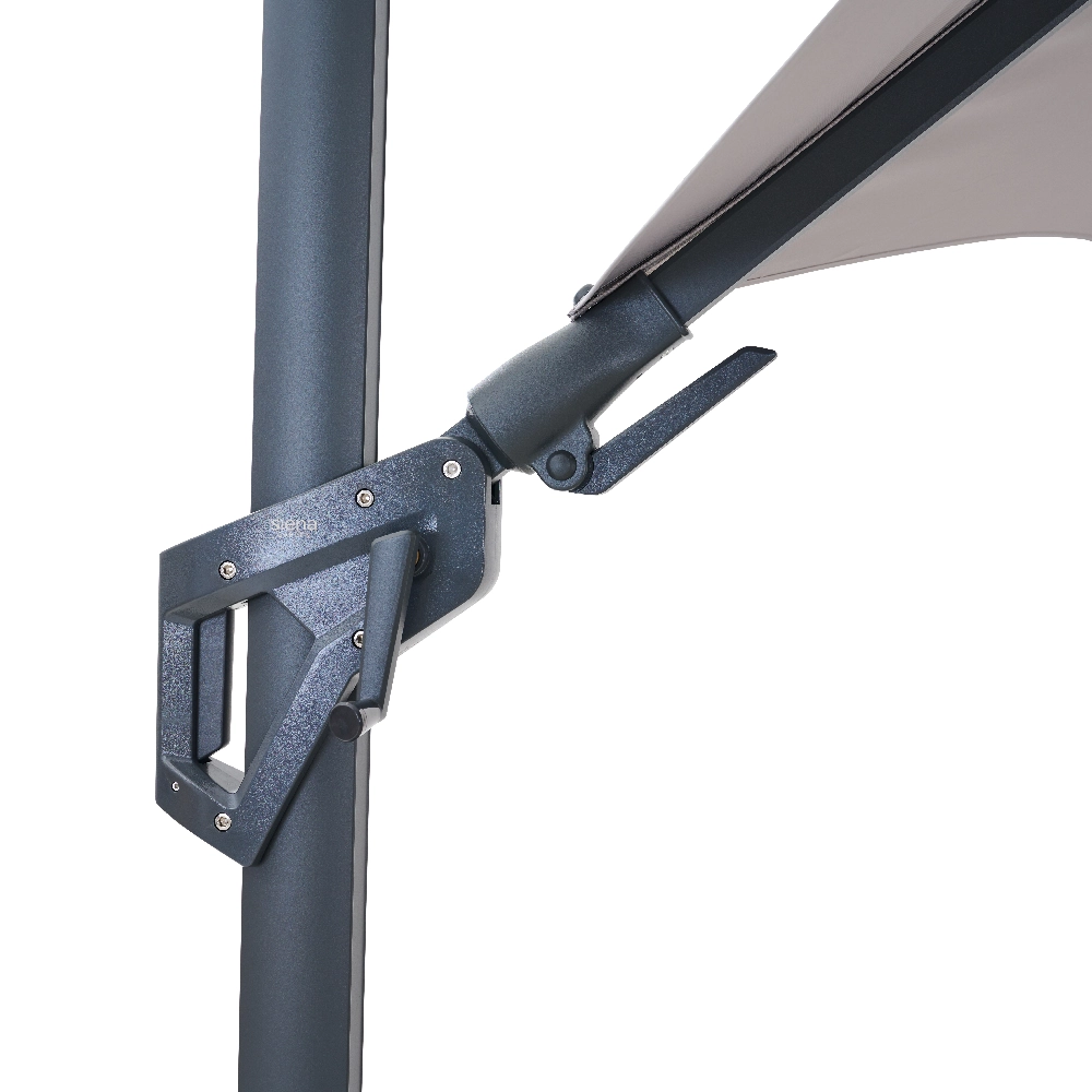 FAGUS N+ zweefparasol | Ø 350 cm | grijs / antraci...