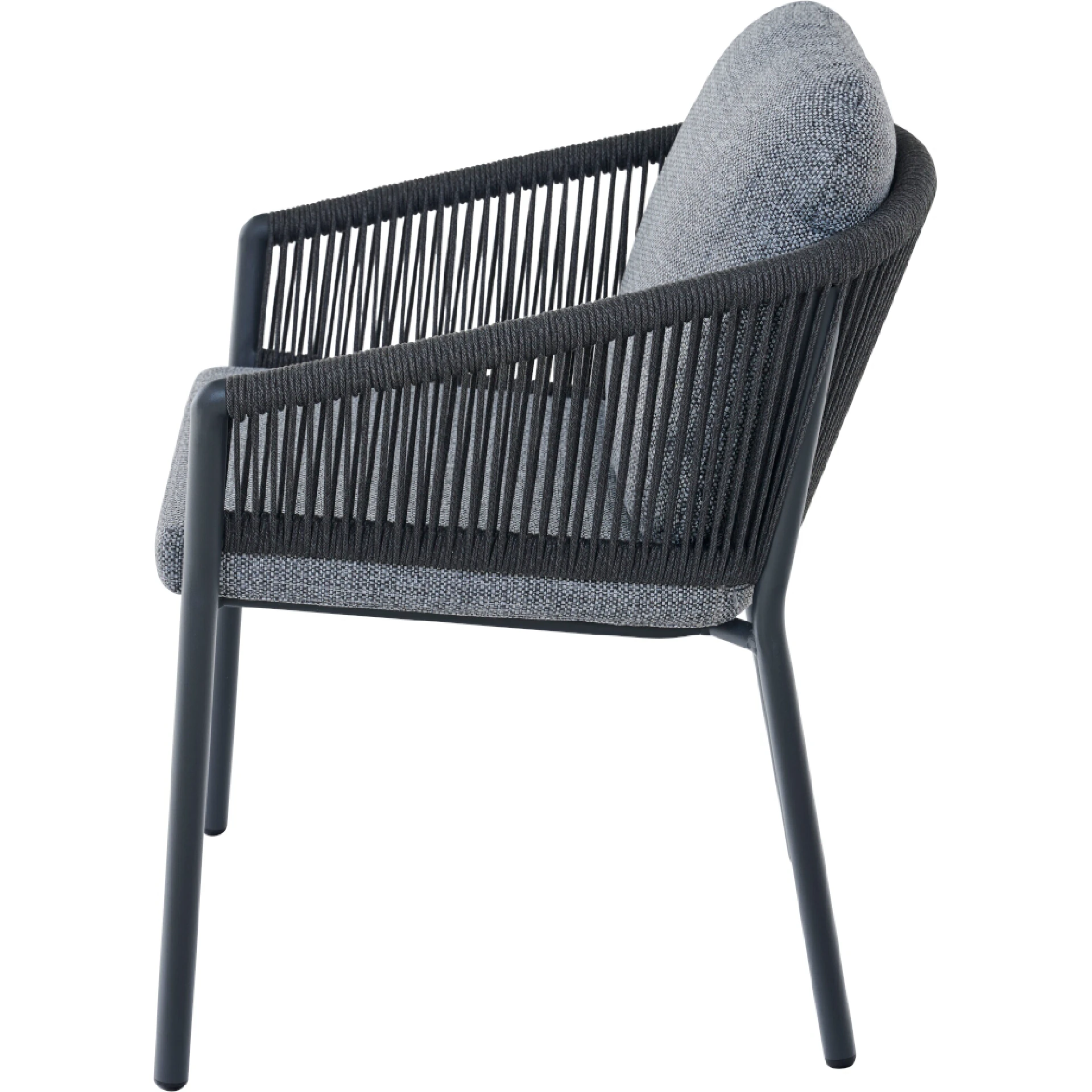 MERANO Stapelsessel | inkl. Kissen | basalt grey /...