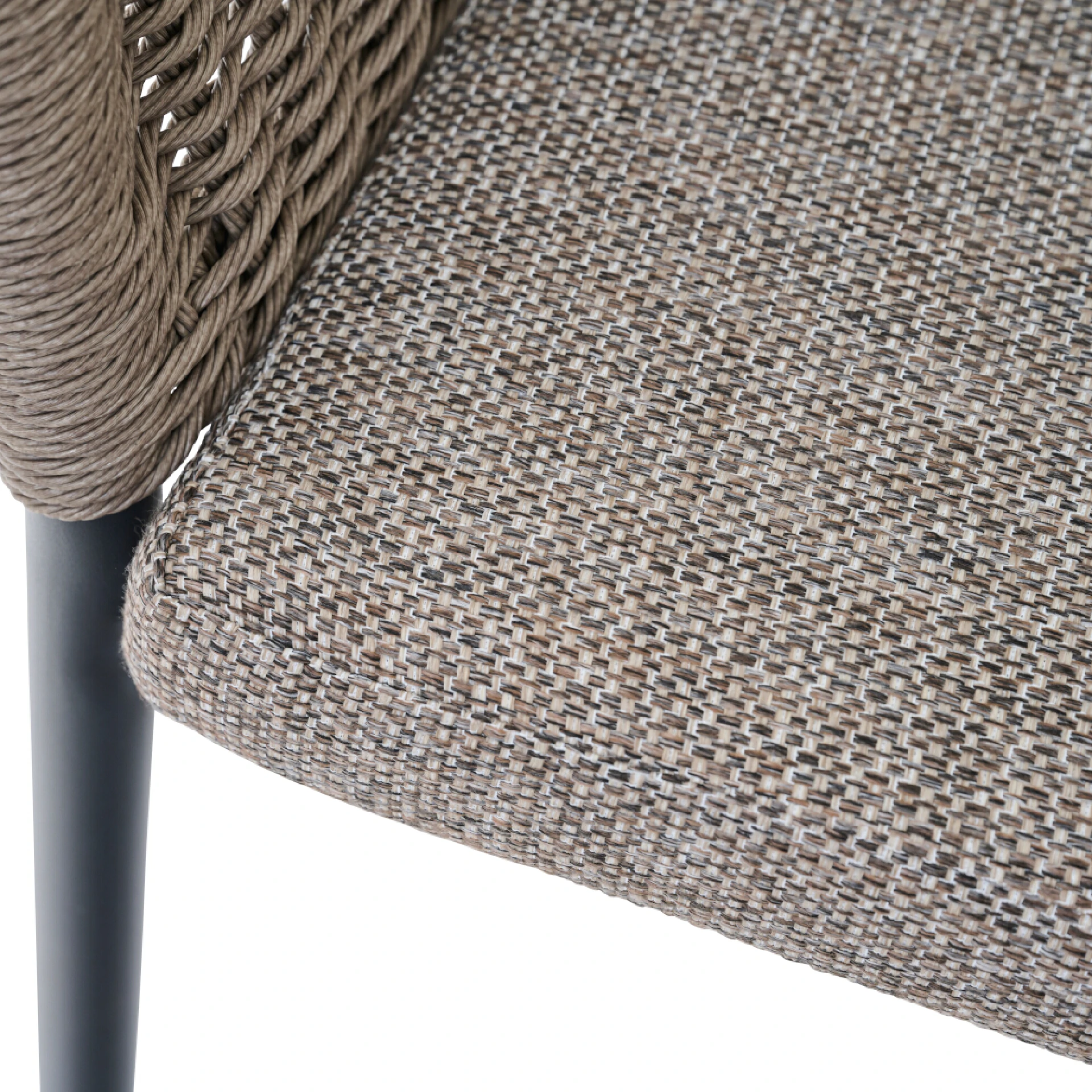 MERANO Stapelsessel | inkl. Kissen | taupe / anthr...