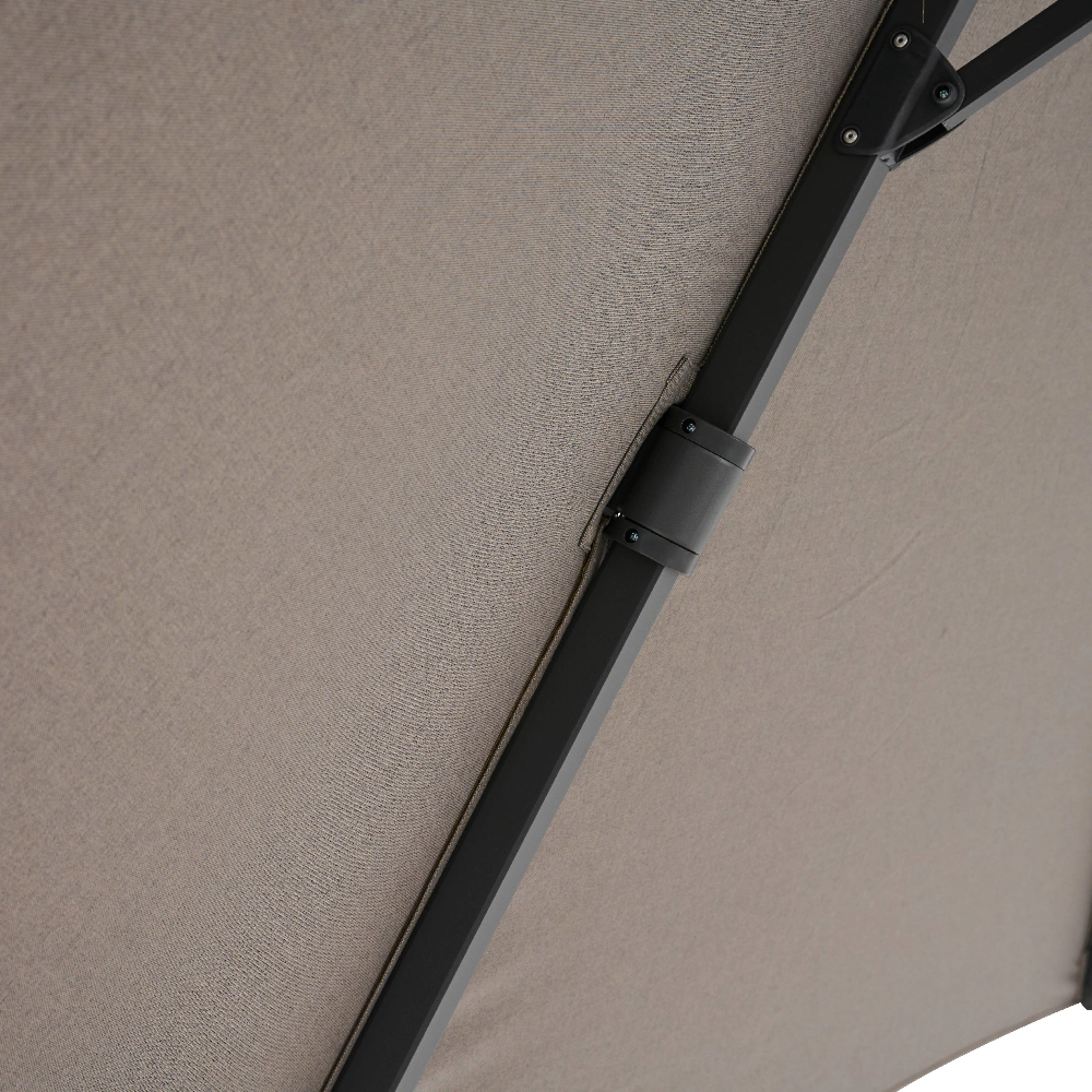 PINO N+ zweefparasol | Ø 350 cm | taupe-gemêleerd / ...