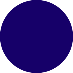 Symbol Kreis in blau