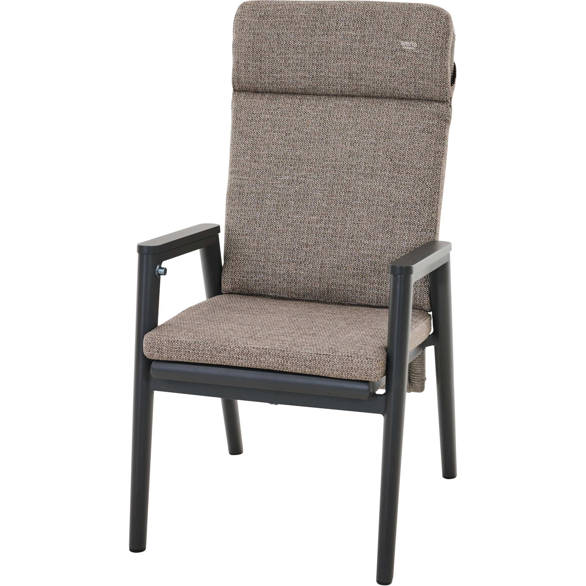 MERANO Move Sessel | mit Kordel | inkl. Kissen | taupe grau  / anthrazit