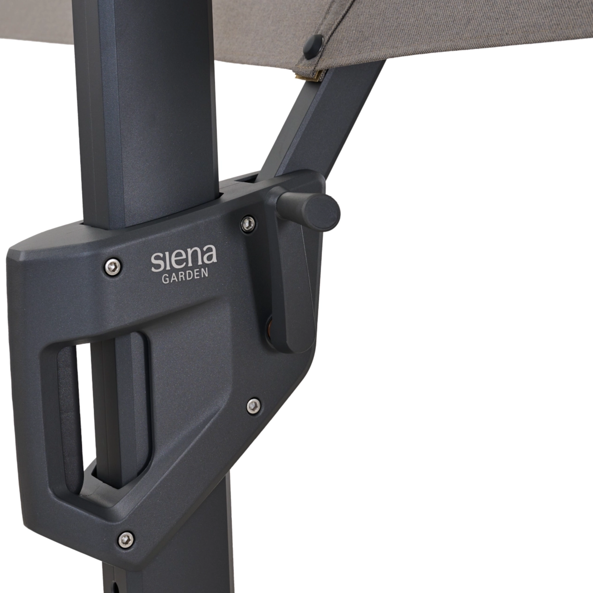 PINO Ampelschirm | 310 x 210 cm | taupe-meliert / ...
