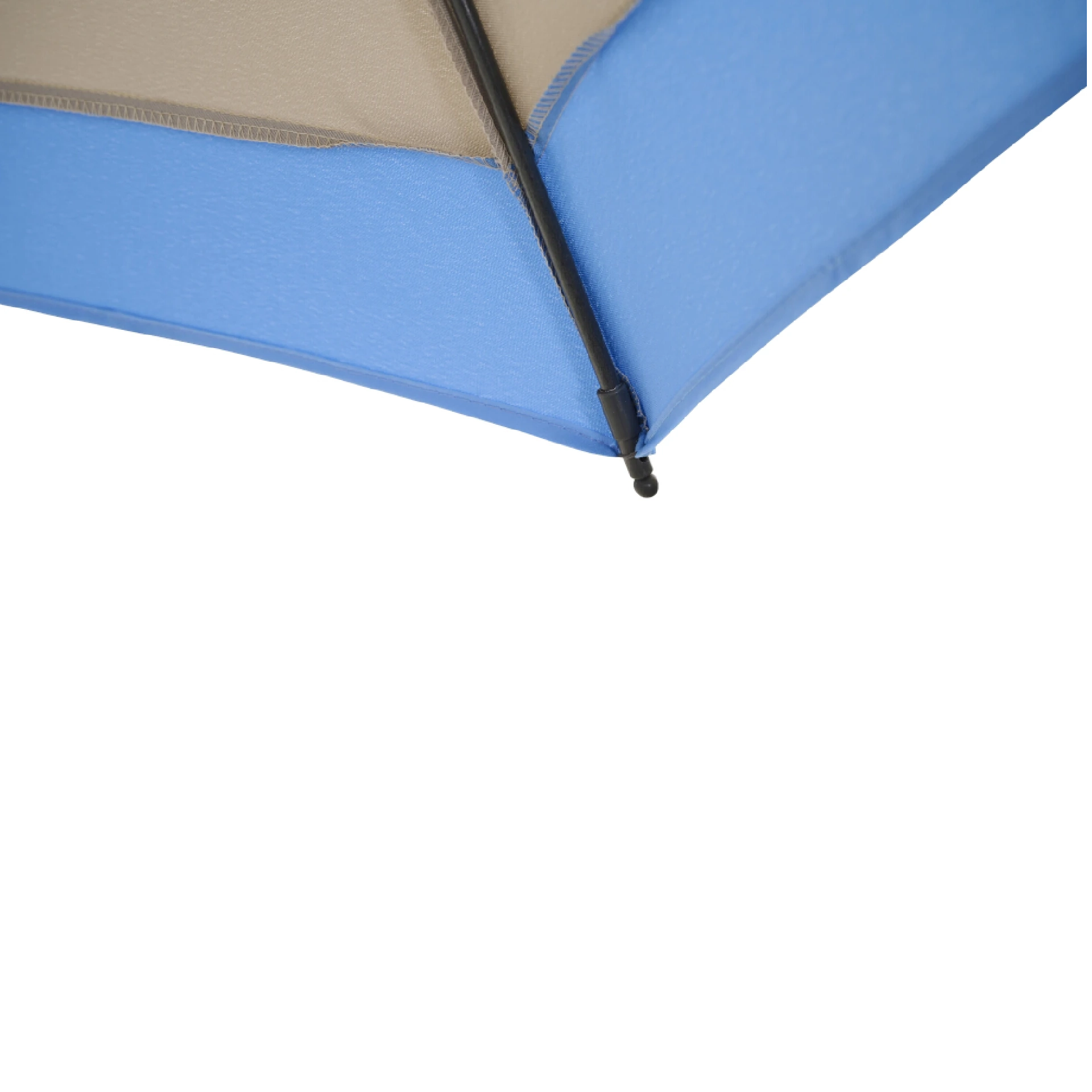 CITY Push Mittelstockschirm | Ø 180 cm | beige-bl...