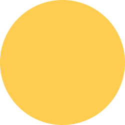 Symbol Kreis in gelb