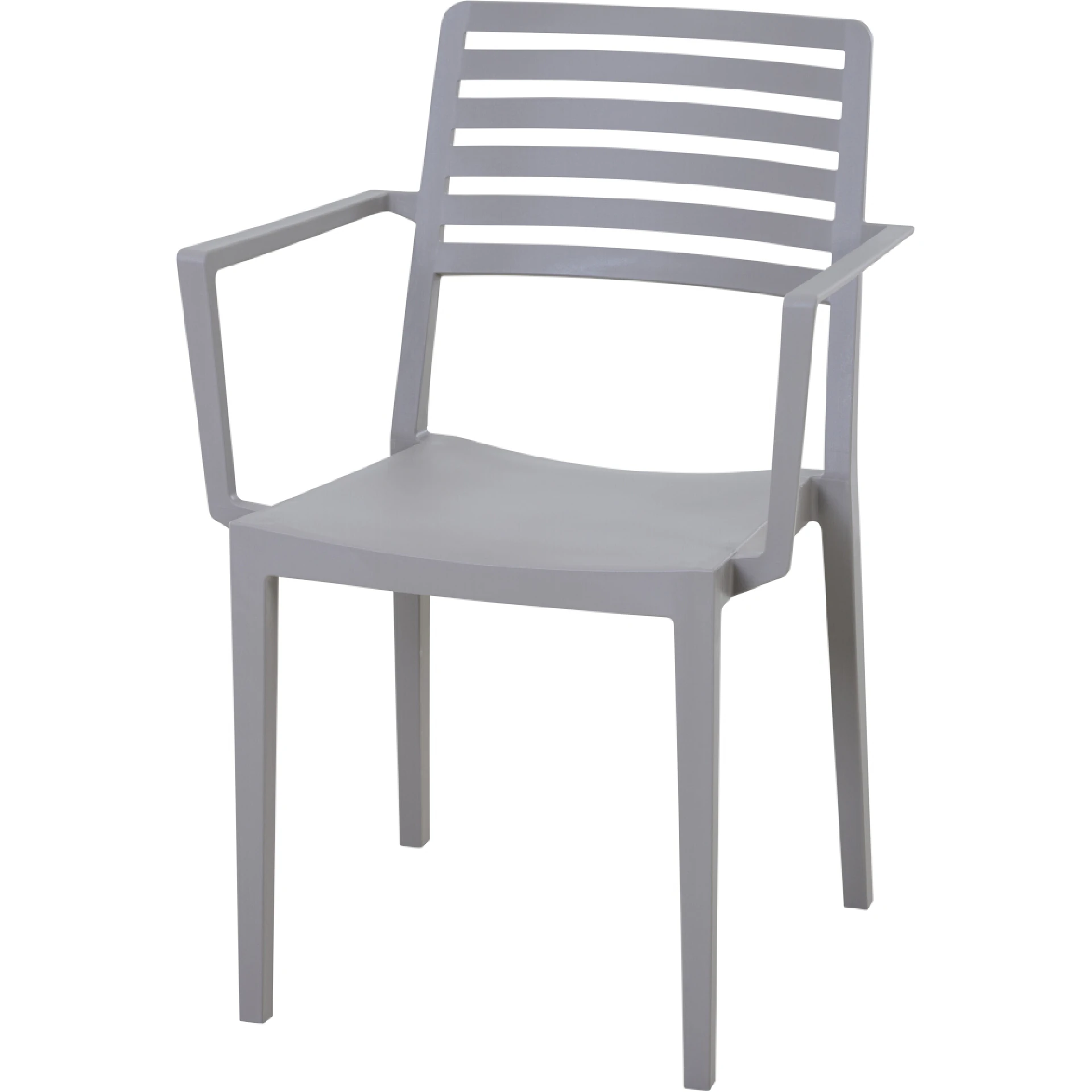 ALLEY Stapelsessel mit Armlehne | taupe | Urban Li...