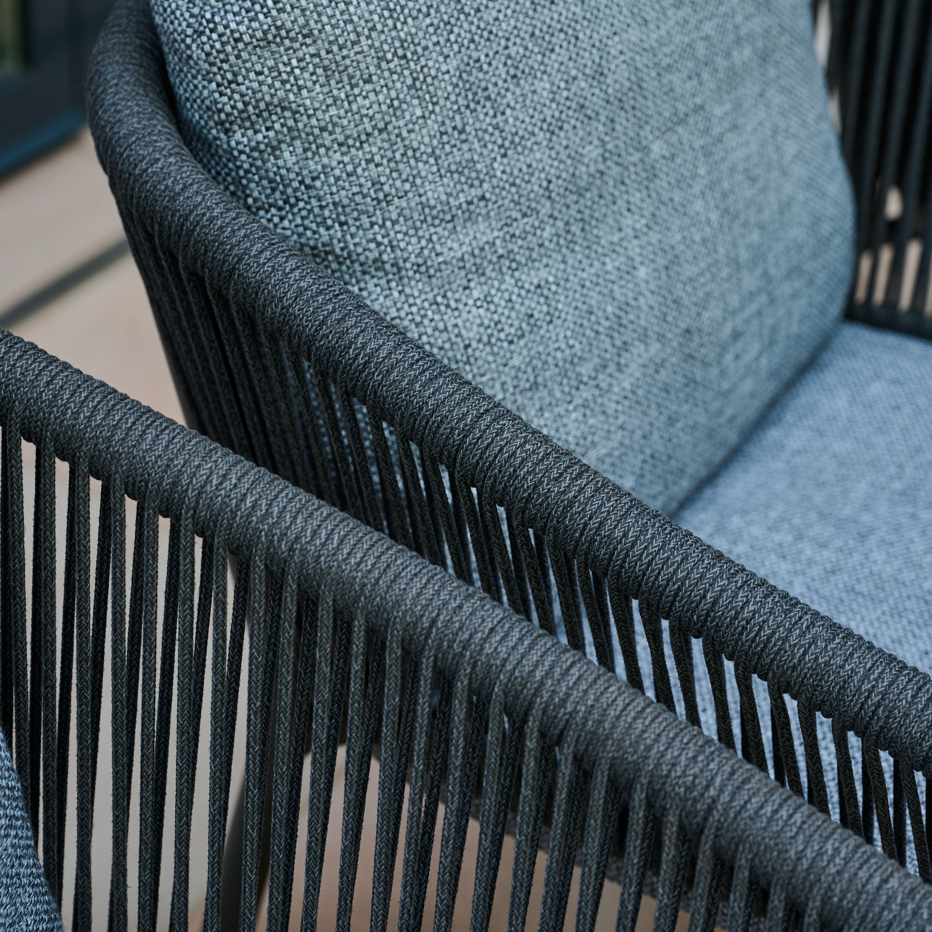 MERANO Stapelsessel | inkl. Kissen | basalt grey /...