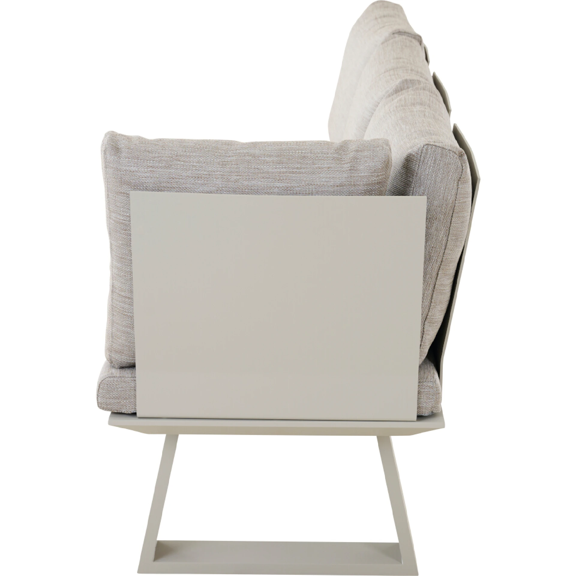 REPTON Ecklehne | mix taupe / seidengrau