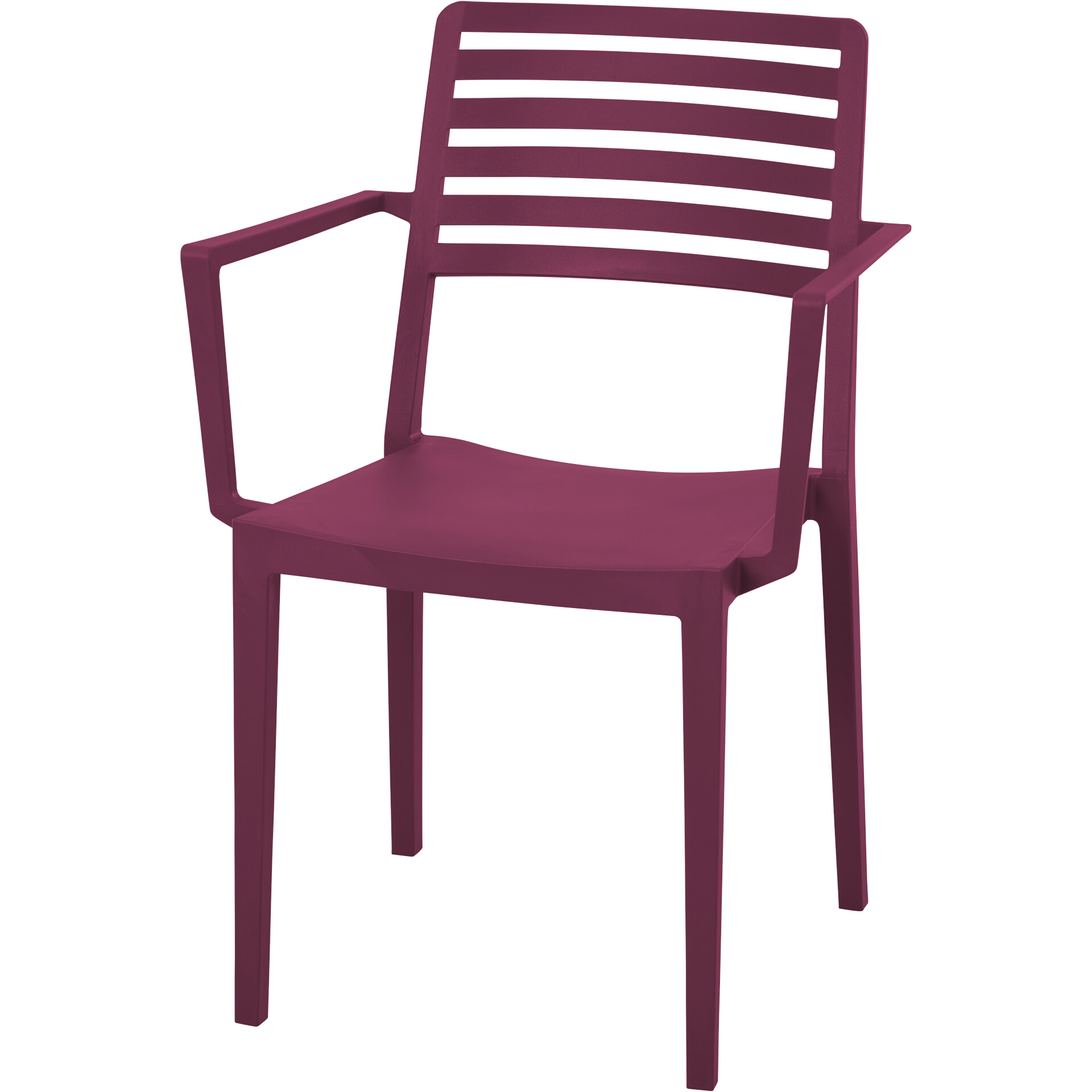 ALLEY Stapelsessel mit Armlehne | weinrot | Urban Lights