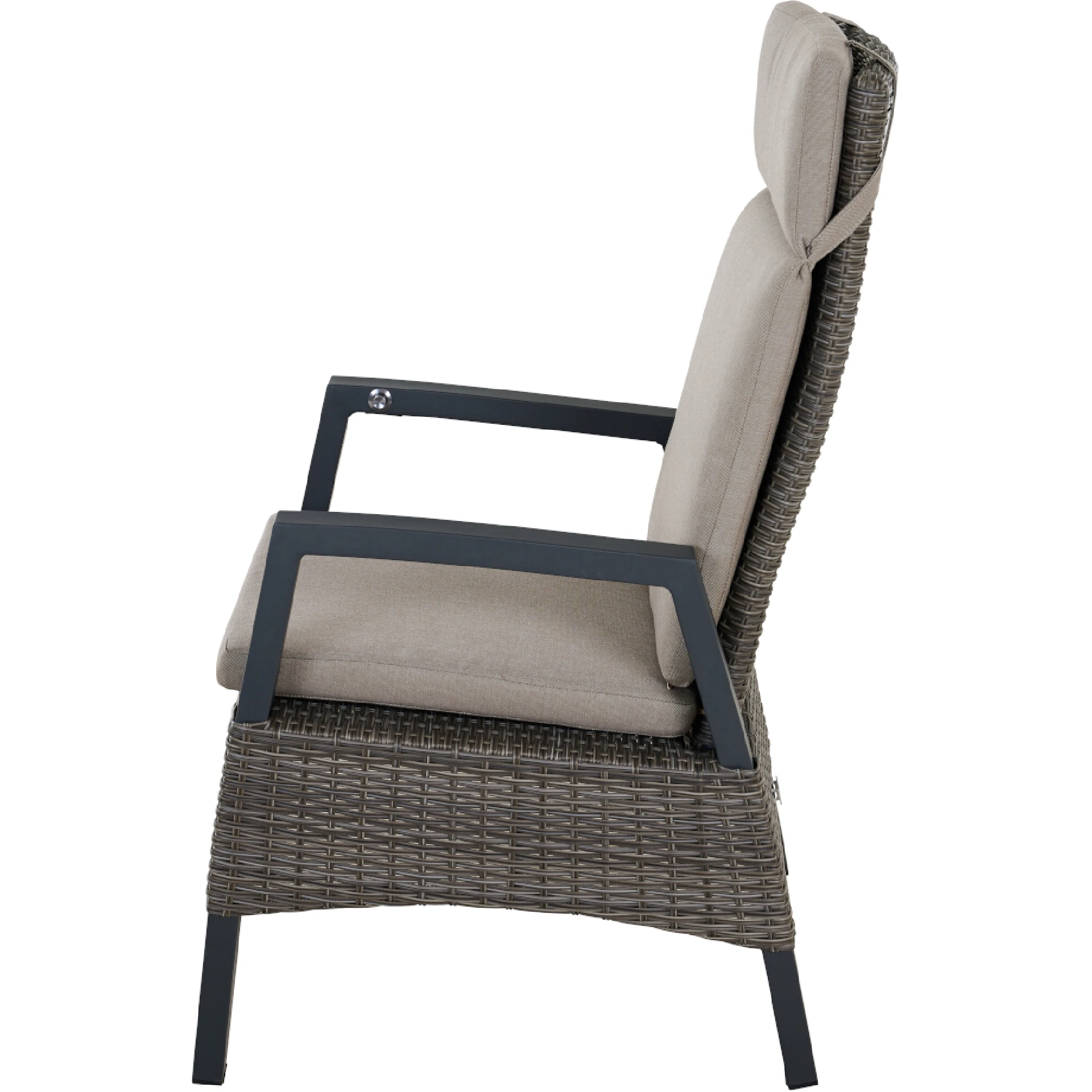 TARANTO Move Sessel | inkl. Kissen | charcoal grey...