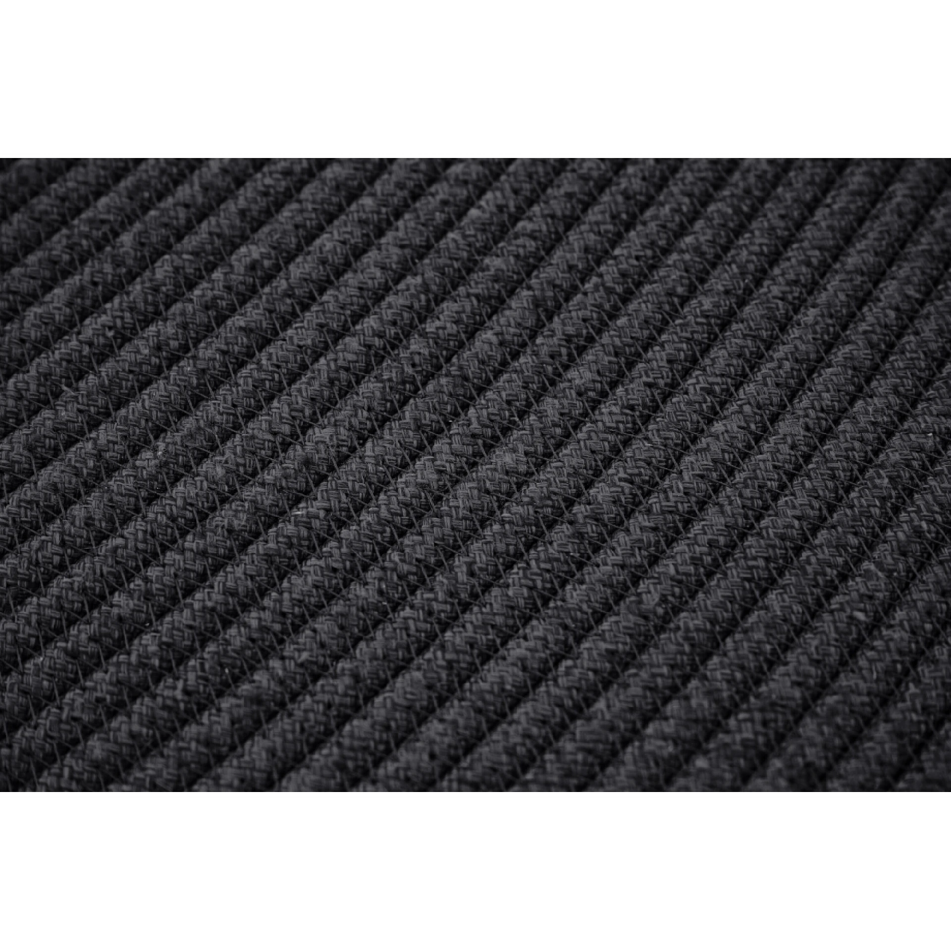 LINARO Outdoorteppich | Ø 160 cm | dunkelgrau