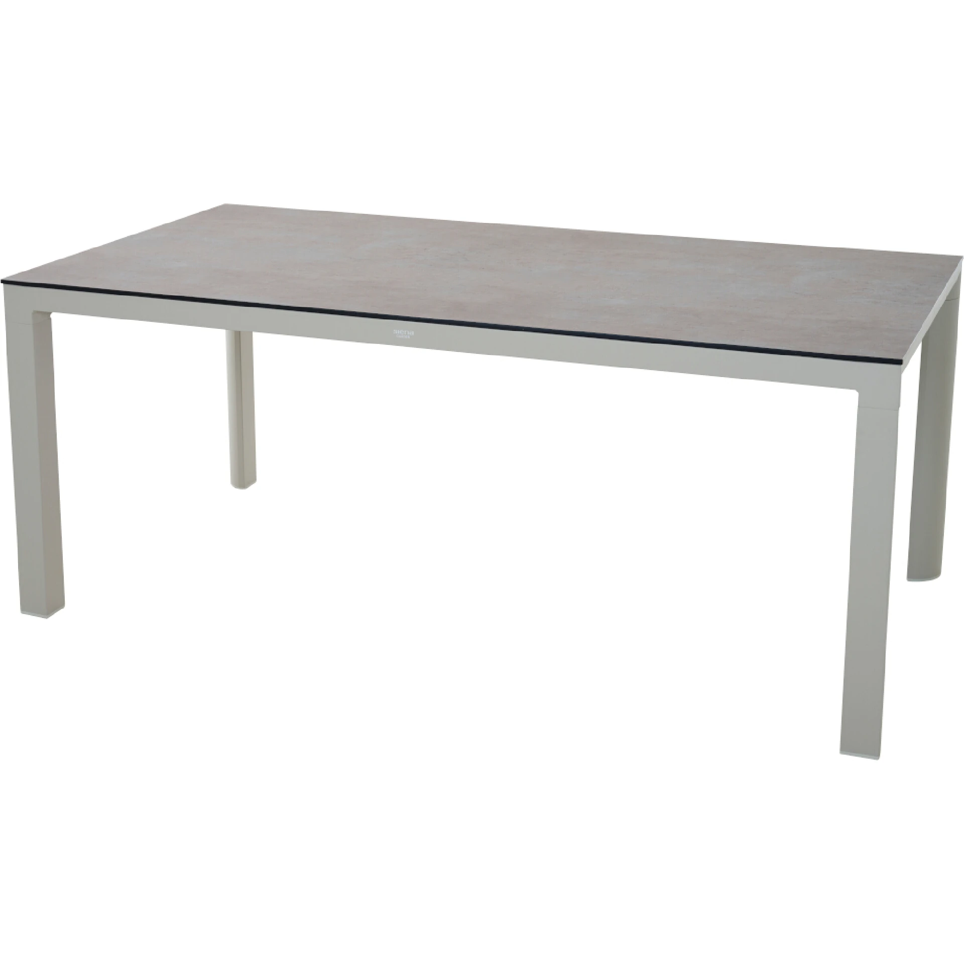 SILVA Gartentisch | 180 x 100 cm | HPL beton hell