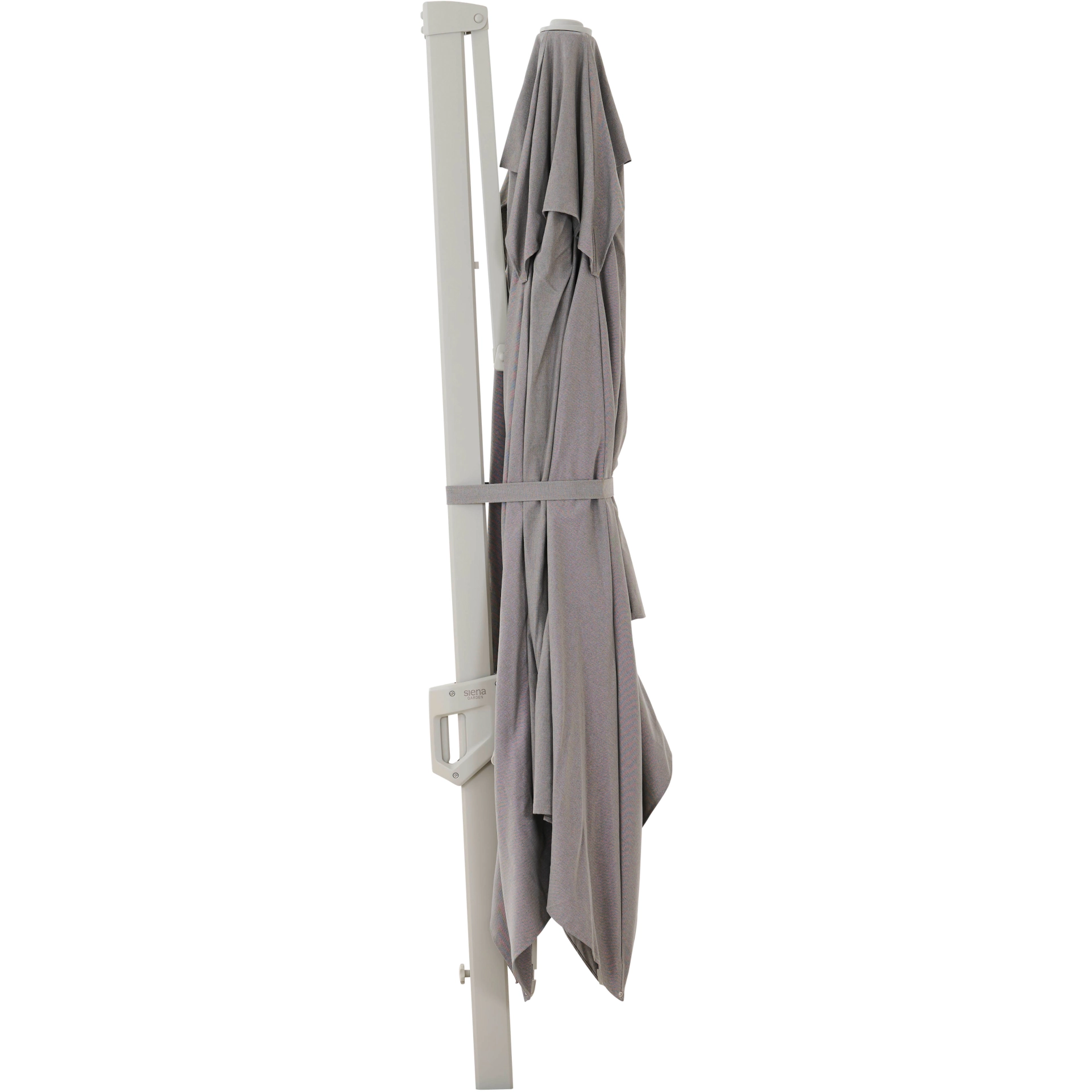 PINO N+ zweefparasol | 350 x 260 cm | taupe-gemêleerd...