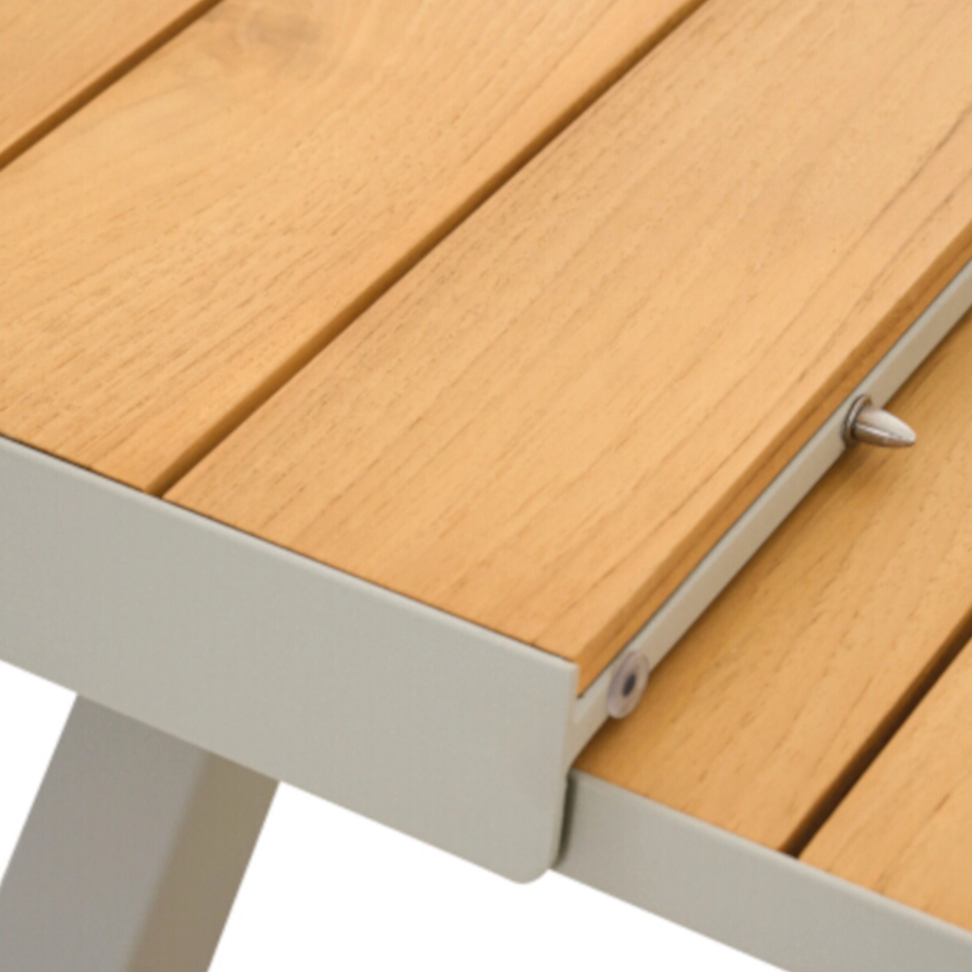 Ausziehtisch SINCRO matt seidengrau / Teak FSC | G...