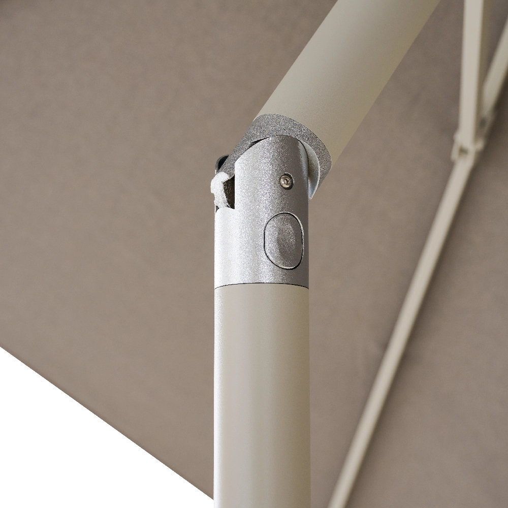 PINO Mittelstockschirm | Ø 300 cm | taupe-meliert...