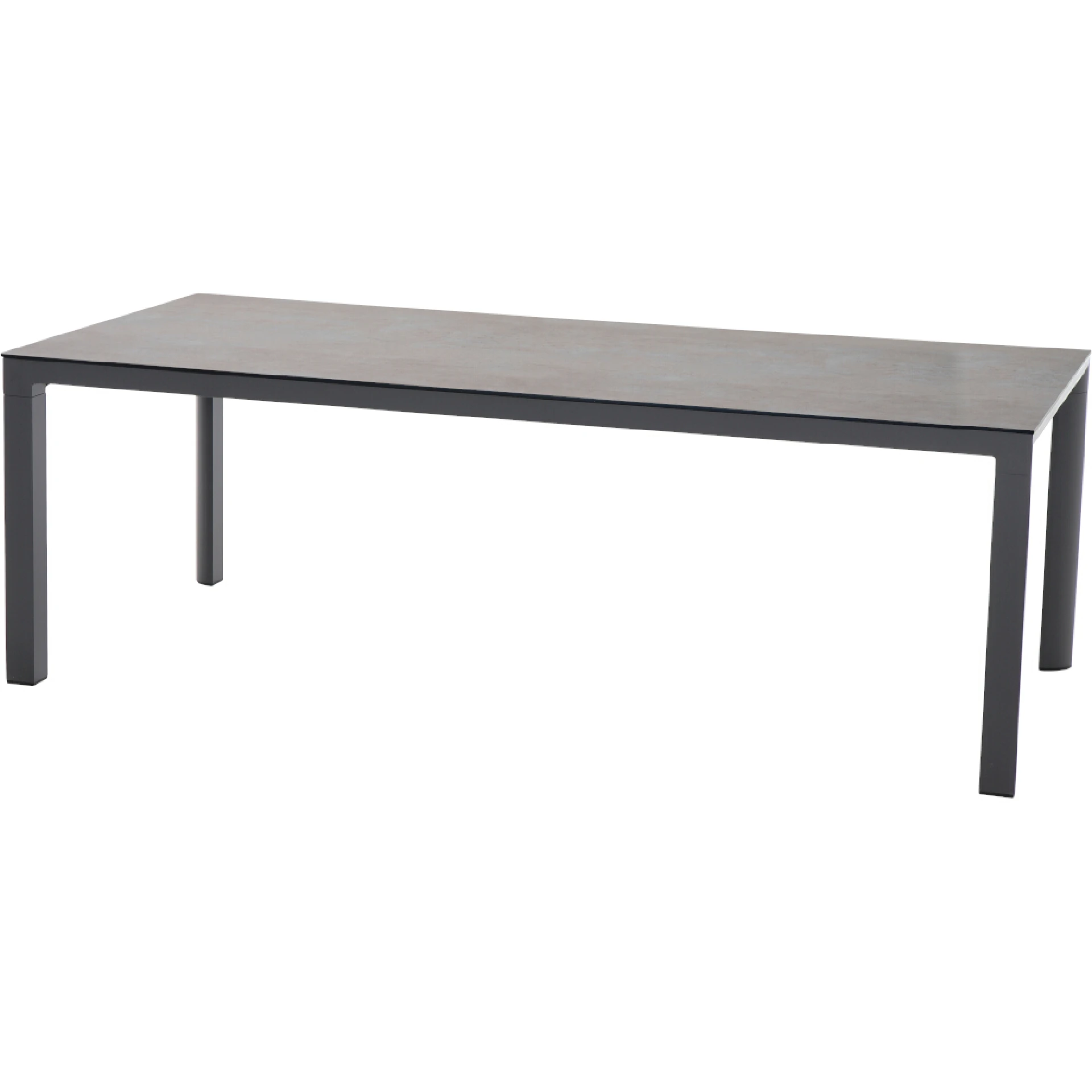 SILVA Gartentisch | 220 x 100 cm | HPL beton