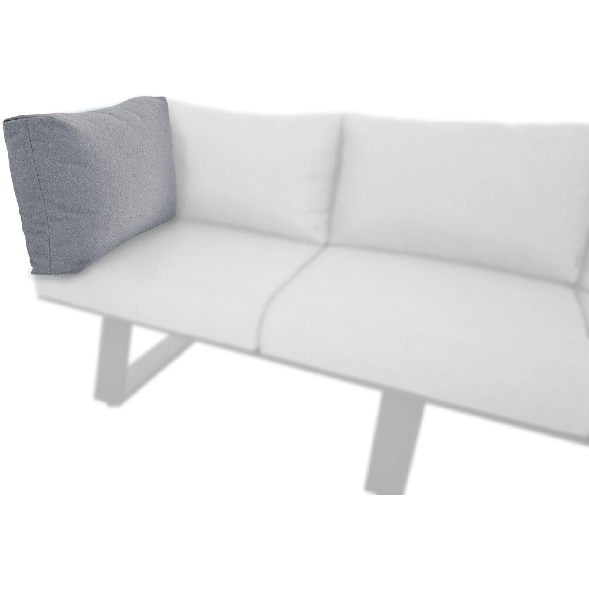 LARDOS Eck-Rückenkissen | elephant | 60 x 45 cm