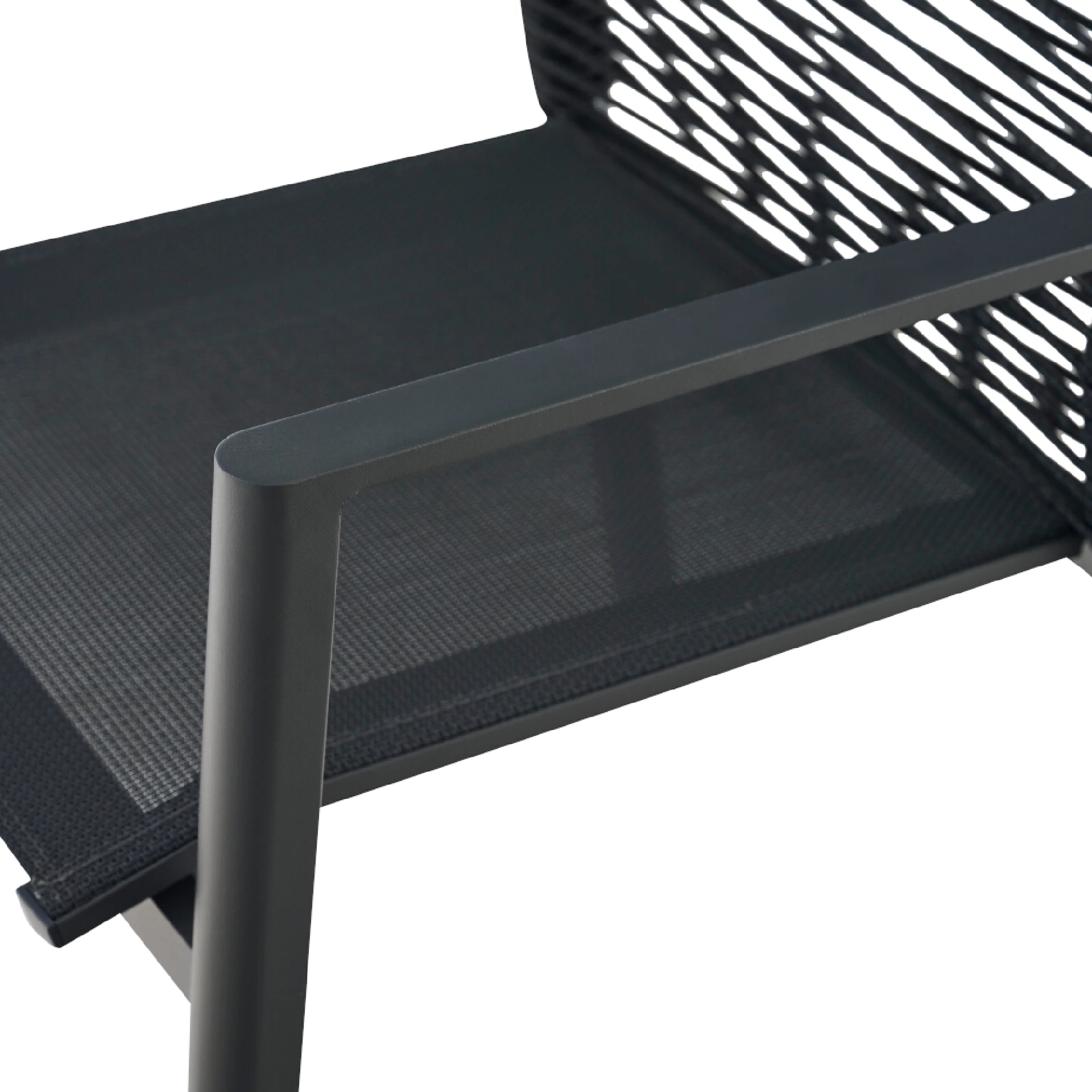 REPTON Stapelsessel | mix schwarz /anthrazit