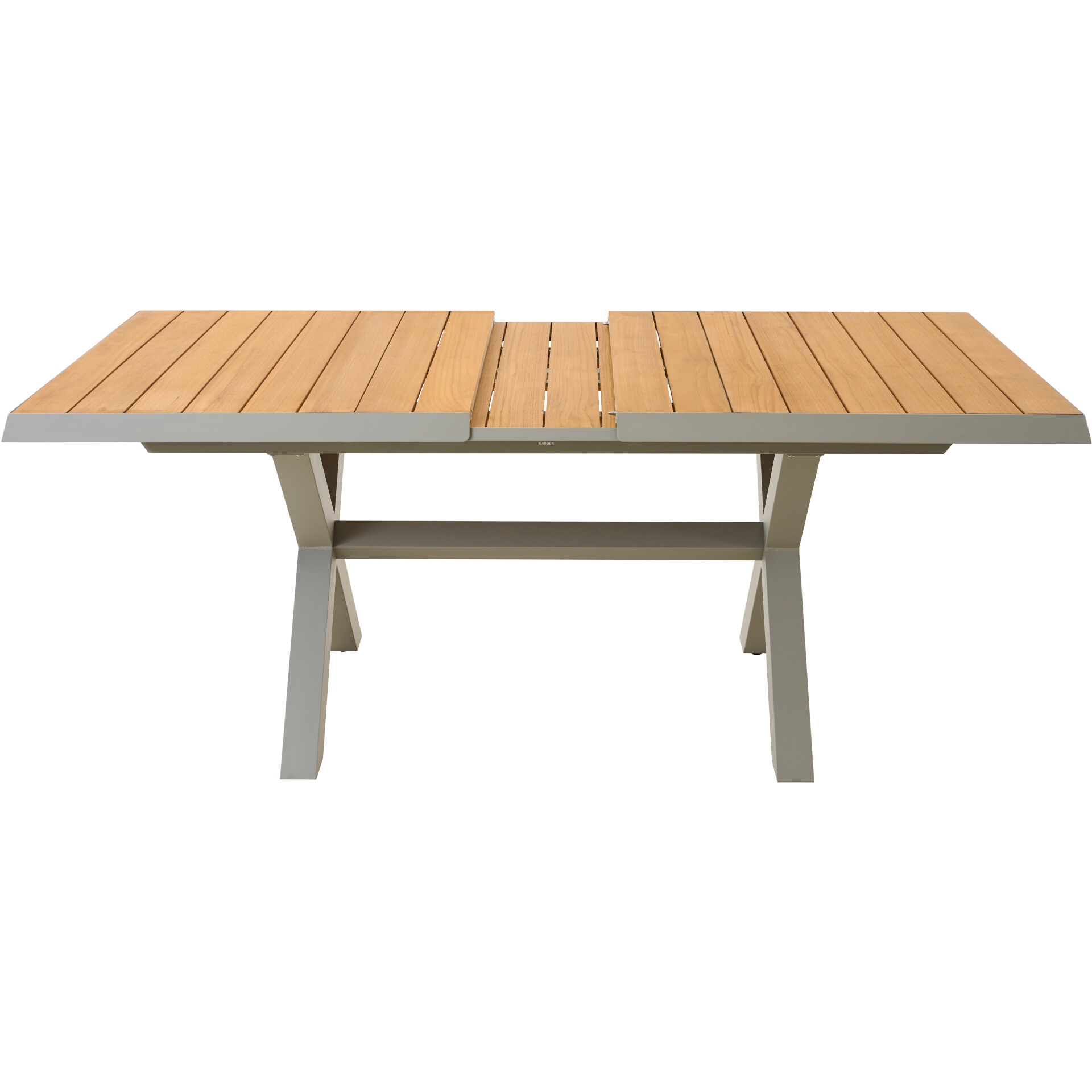 Ausziehtisch SINCRO matt seidengrau / Teak FSC | G...