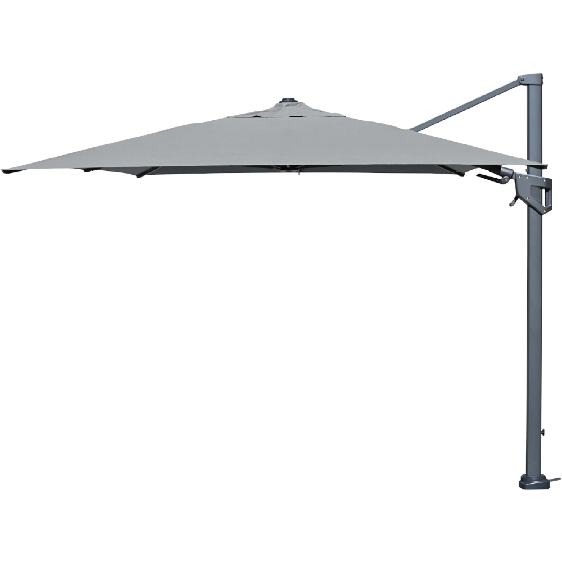 PINO N+ Ampelschirm | 350 x 260 cm | taupe-meliert...