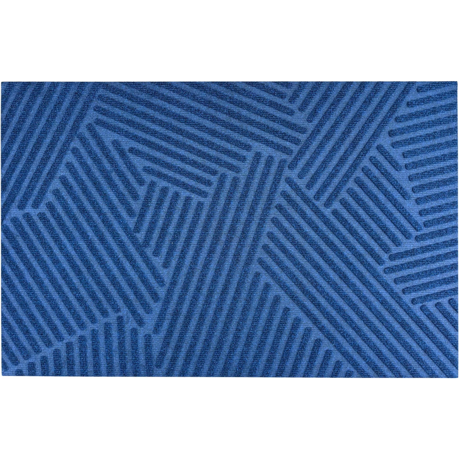 Fußmatten | Fußmatte STRIPE 60 x 90 cm dunkelbla...