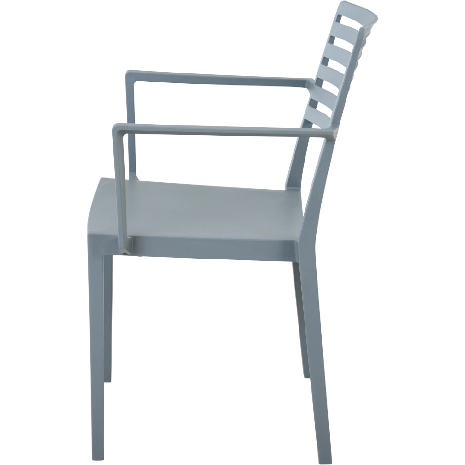 ALLEY Stapelsessel mit Armlehne | grau | Urban Lig...