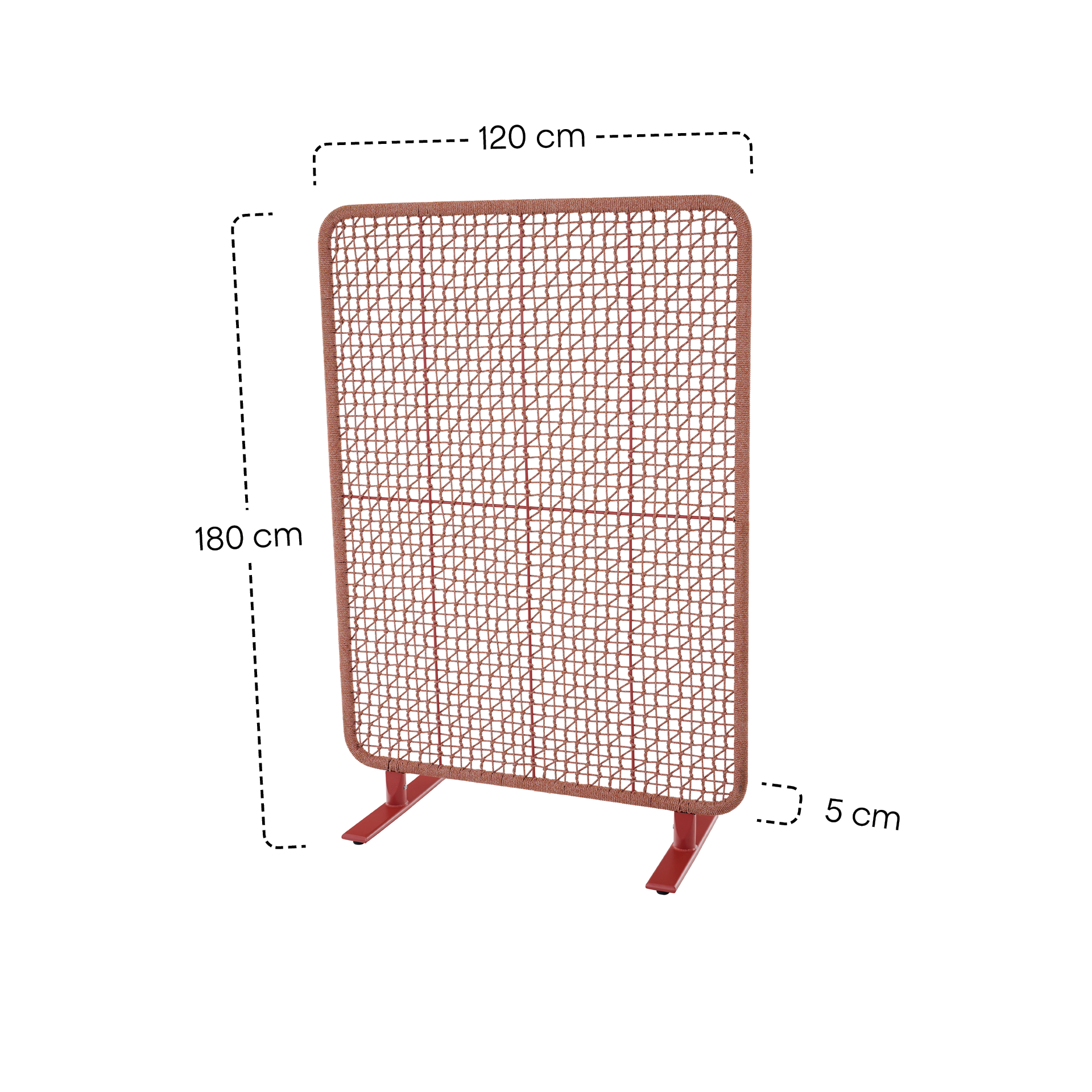 VISTO Raumteiler | 120 x 180 cm | brick