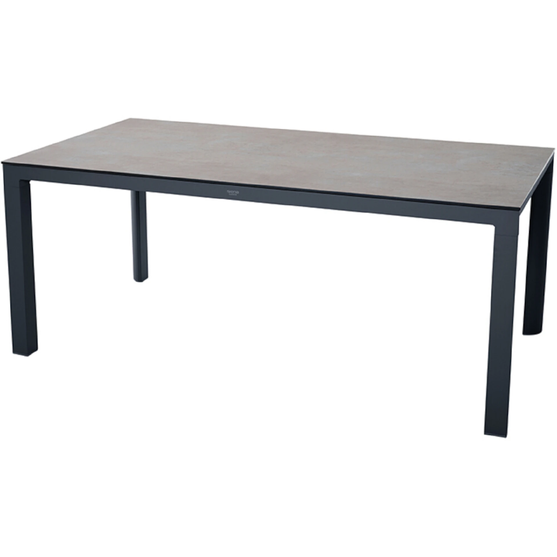 SILVA Gartentisch | 180 x 100 cm | HPL beton hell