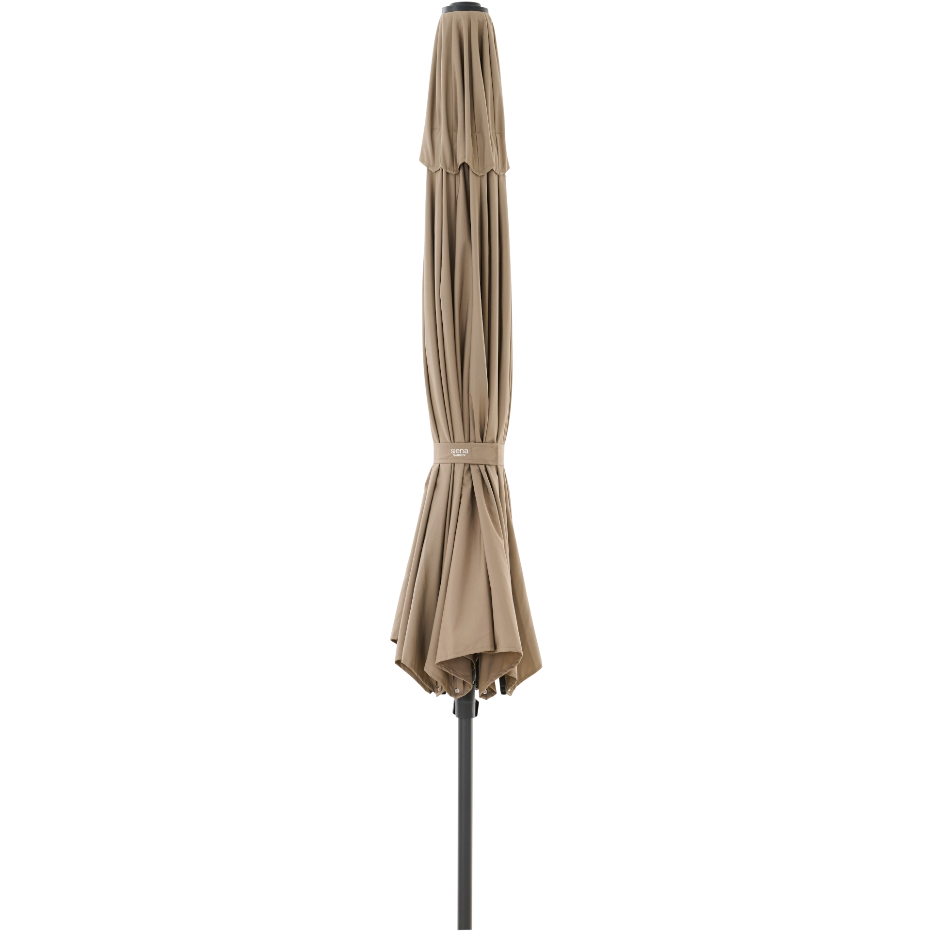 FAGUS Mittelstockschirm PushUp | Ø 300 cm | taupe...