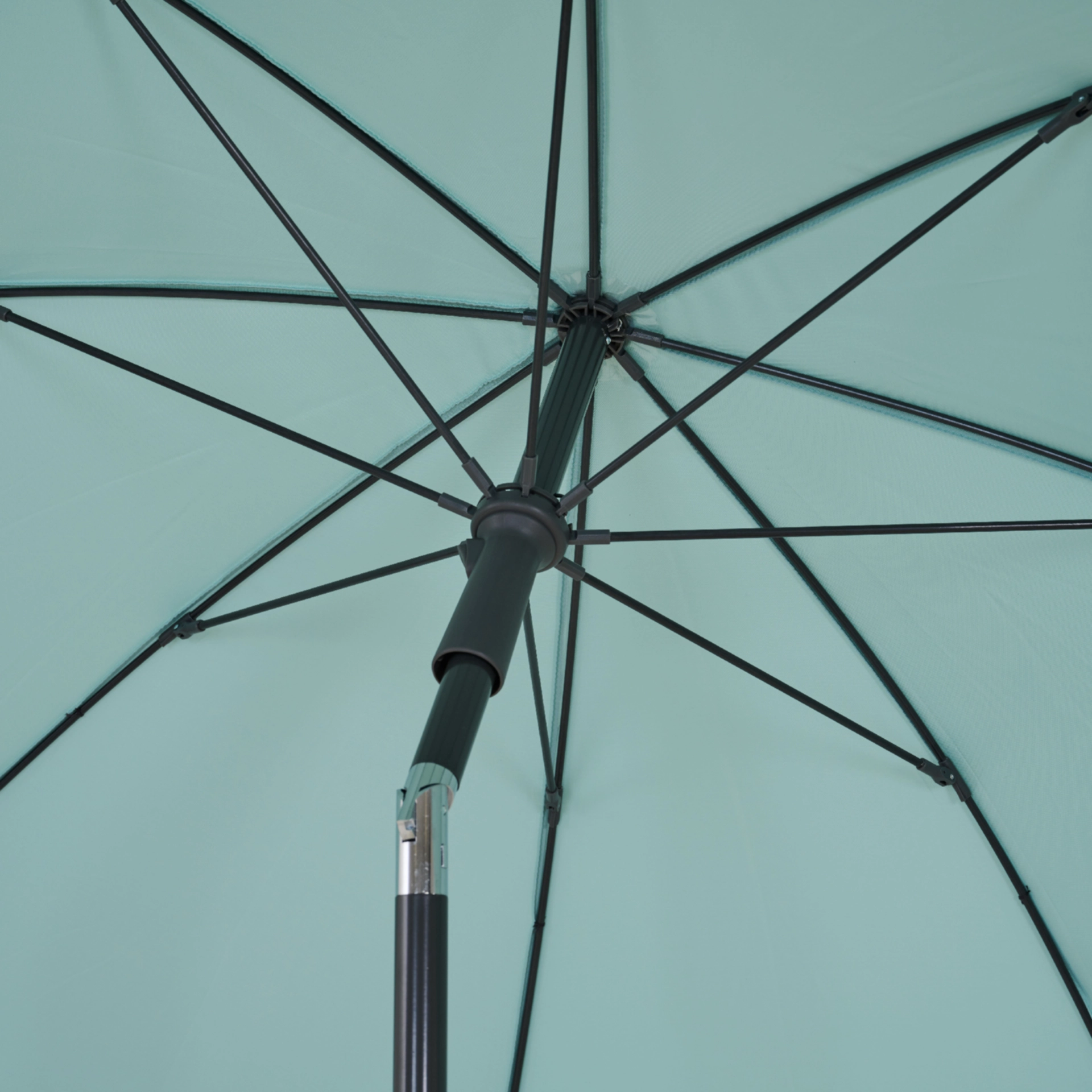 CITY Push middenstokparasol | Ø 180 cm | nilgroen...